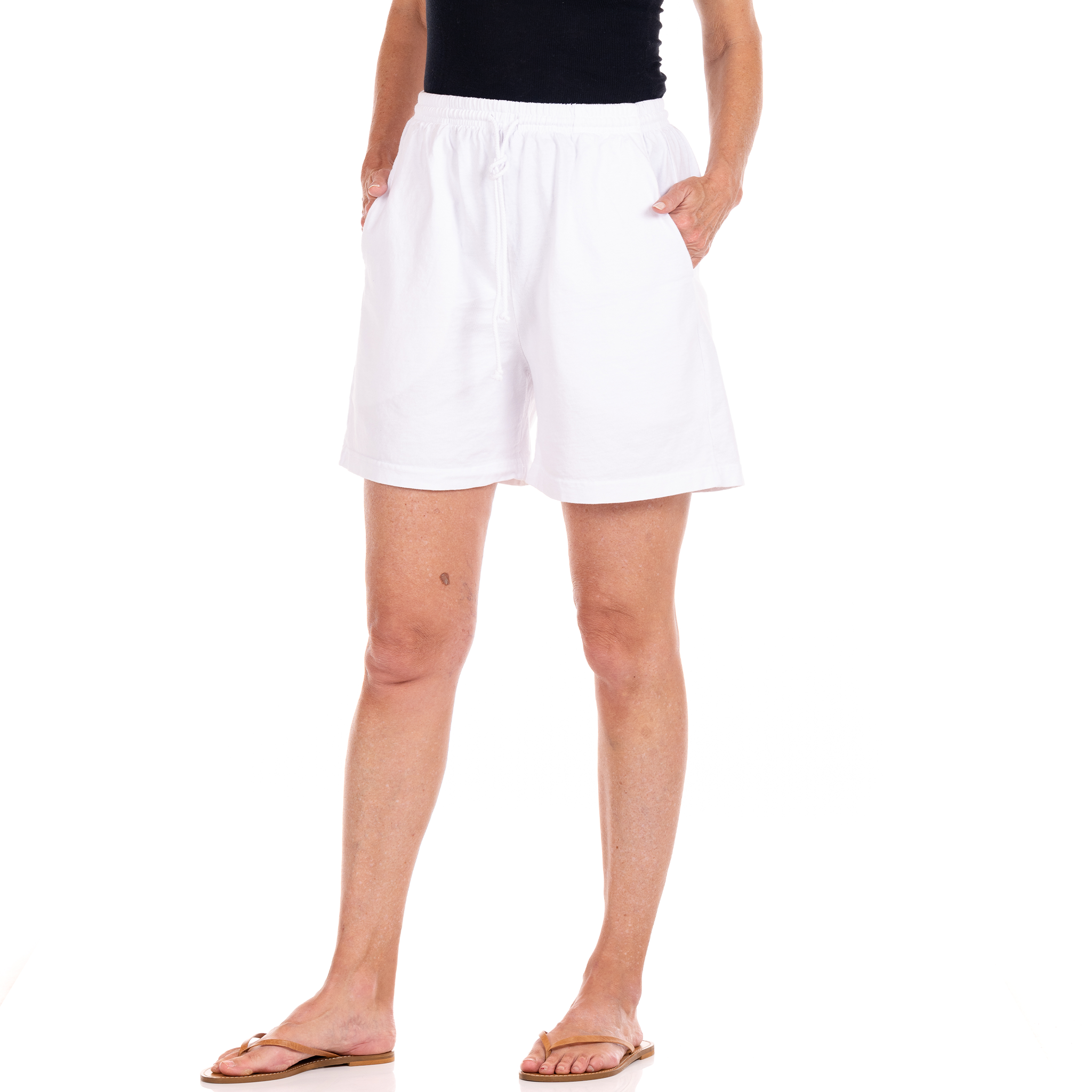 cotton jersey shorts womens
