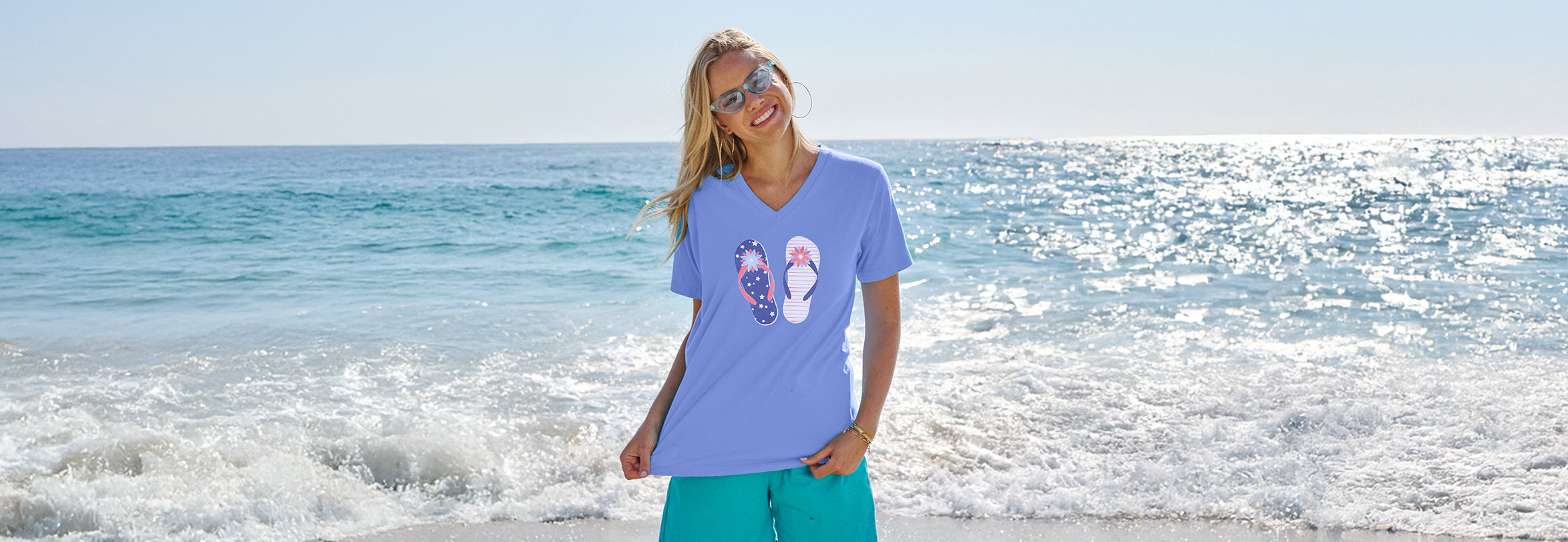 Freedom Sand Dollar Print Tees