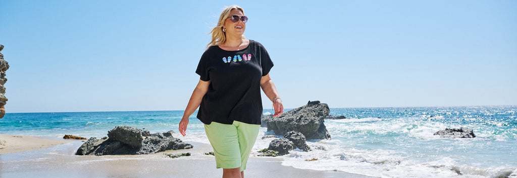 Plus Size Summer Flop Keepsake T