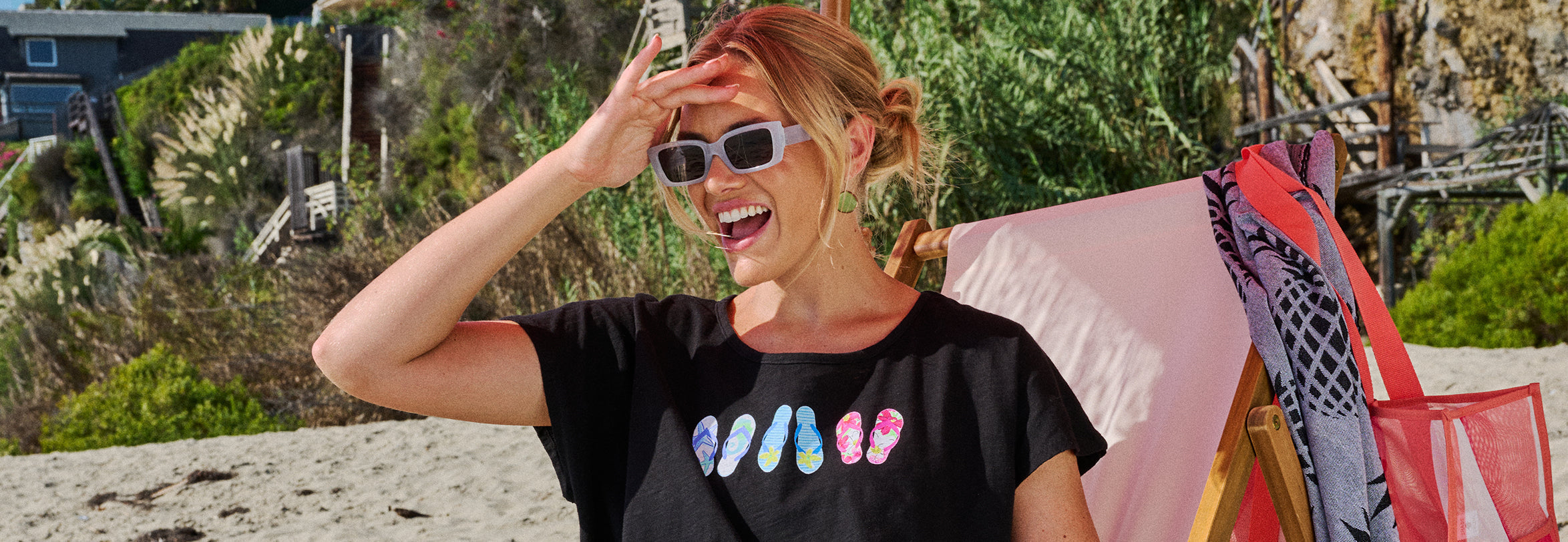 Women's t-shirt with Summer Flop print