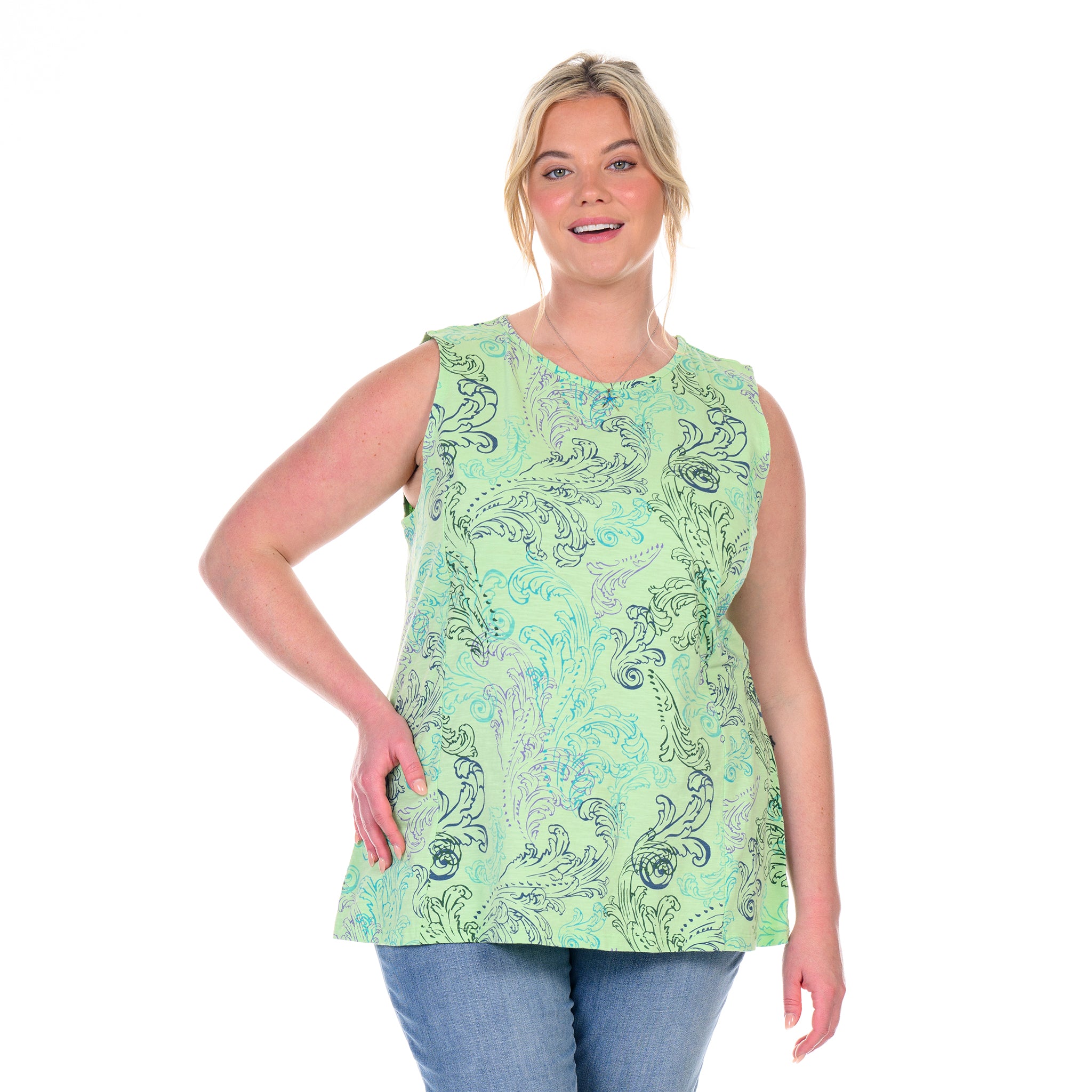 Waverley Swirl Chloe Tank | Plus Size