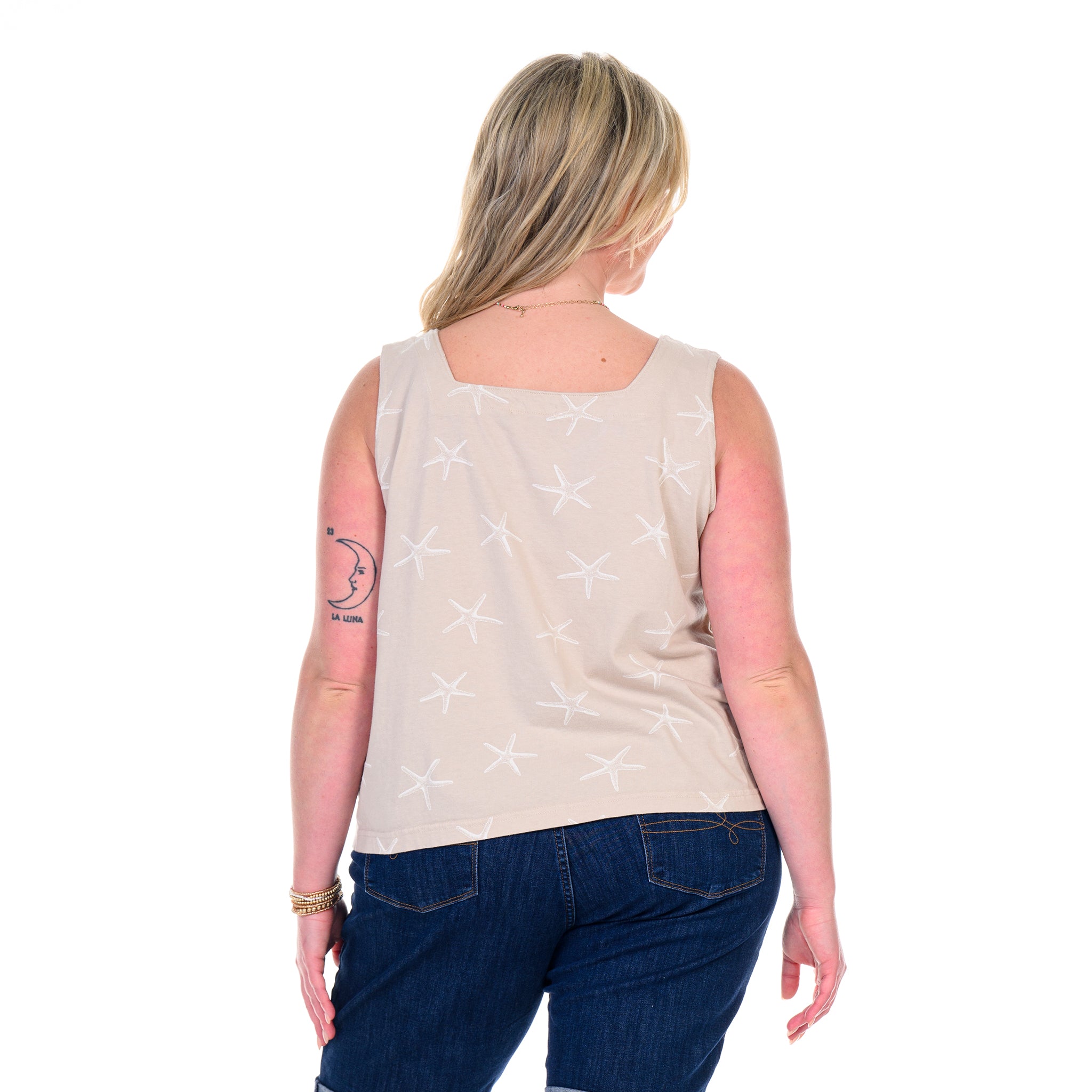 Sea Star Boxy Tank | Plus Size