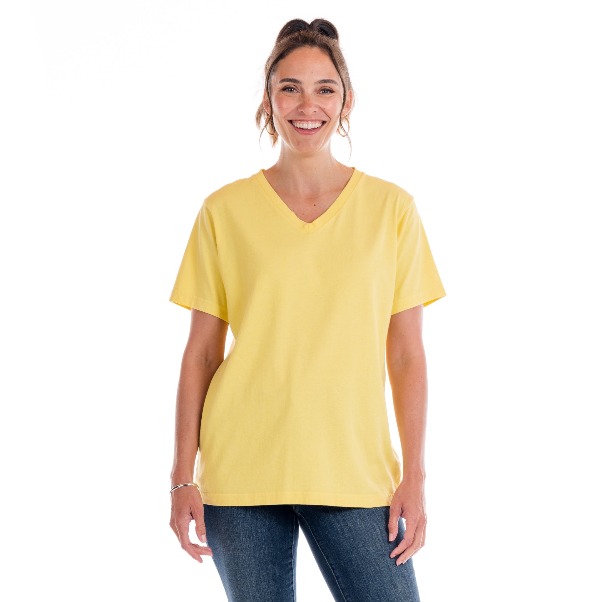 V-Neck T Daffodil
