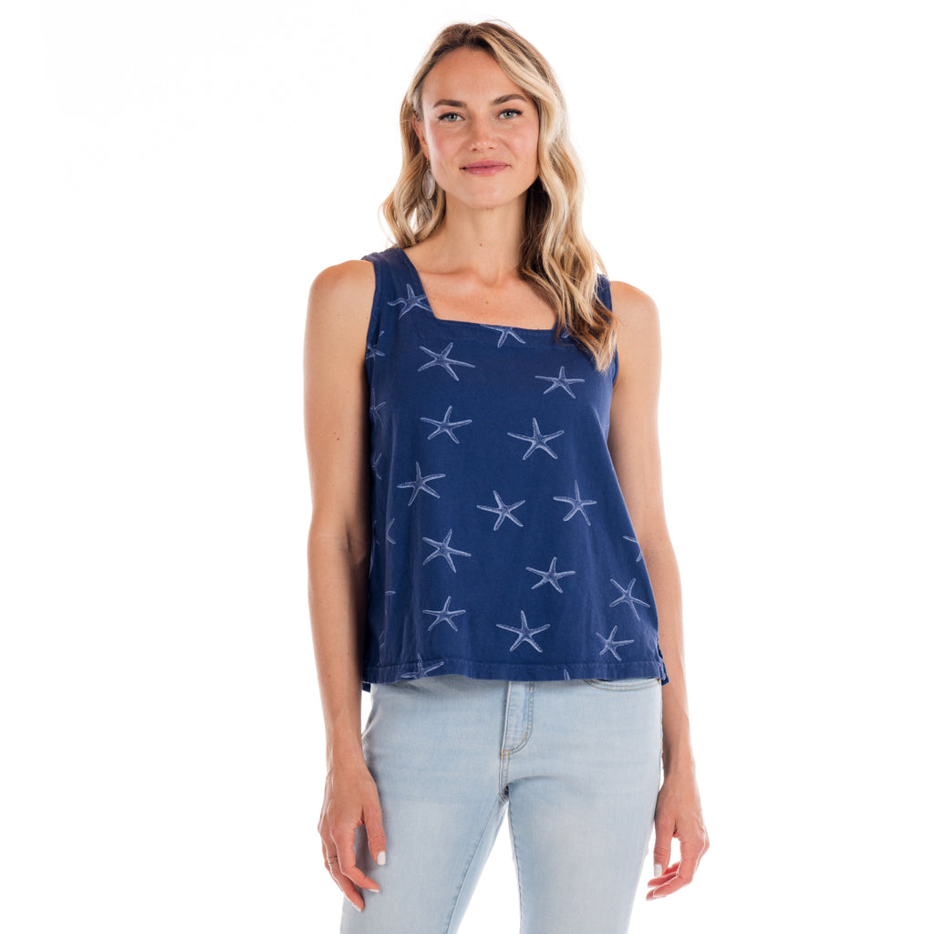boxy tank top for women