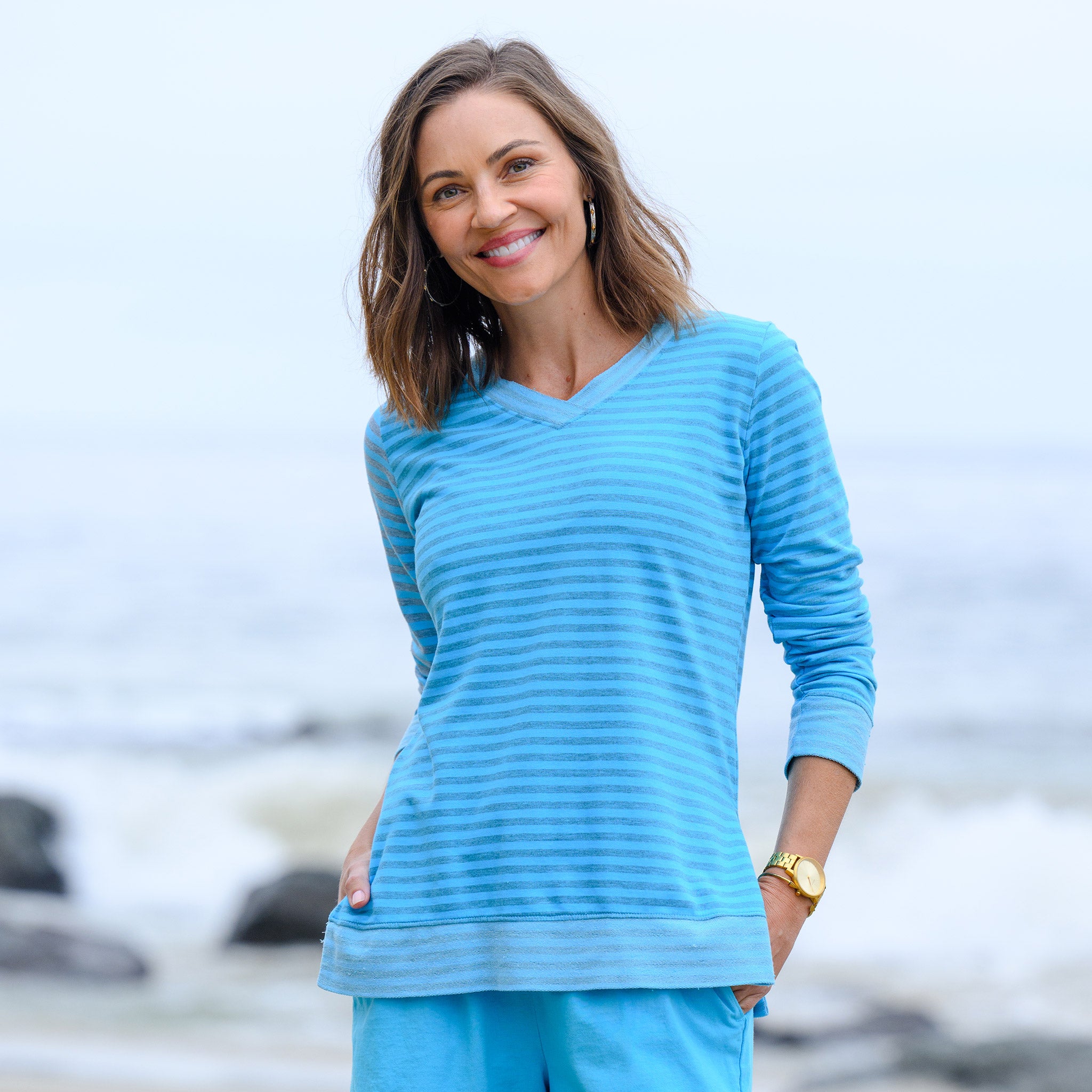 Striped Ana Tunic BFN CHB SUF