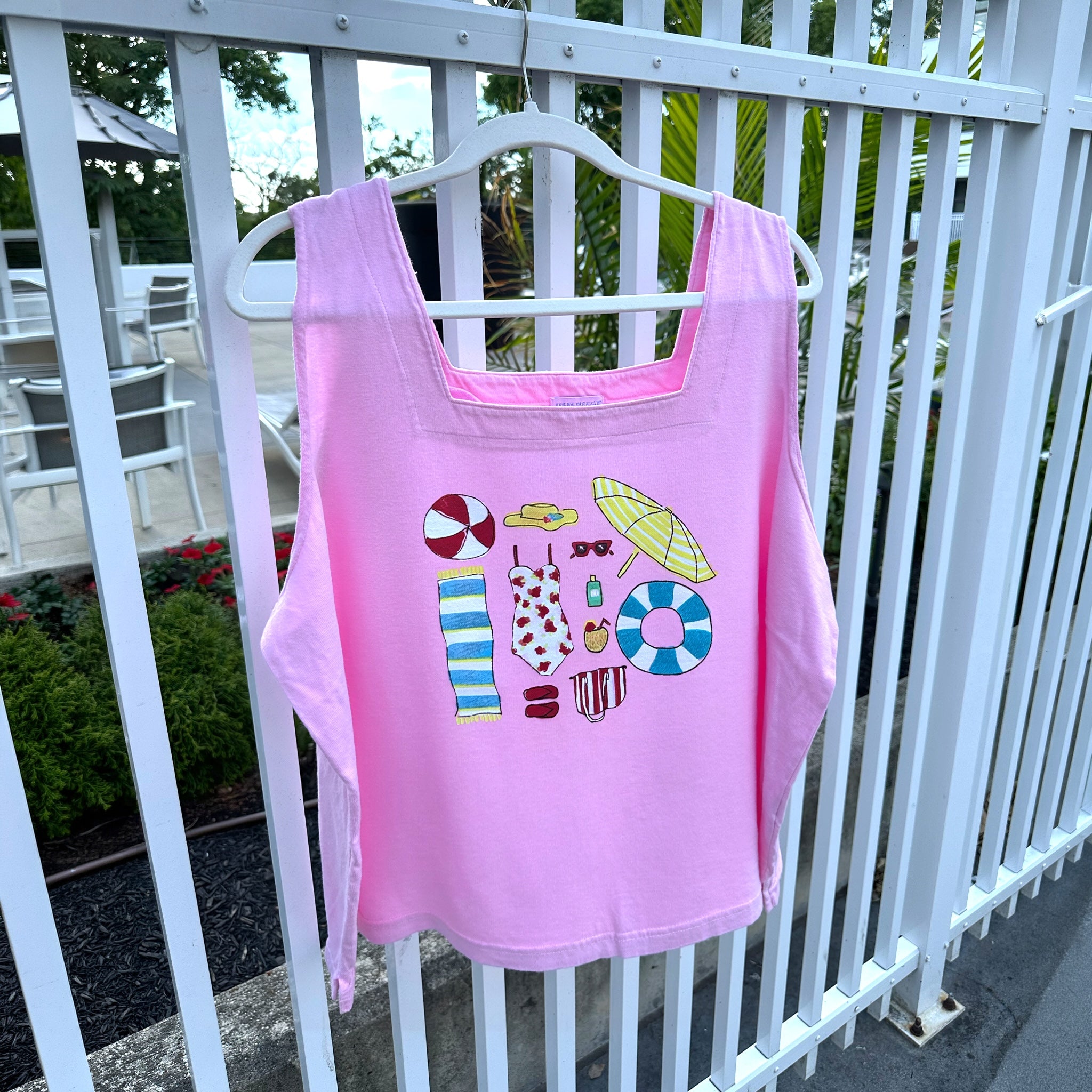 Beach Day Essentials Boxy Tank | Plus Size