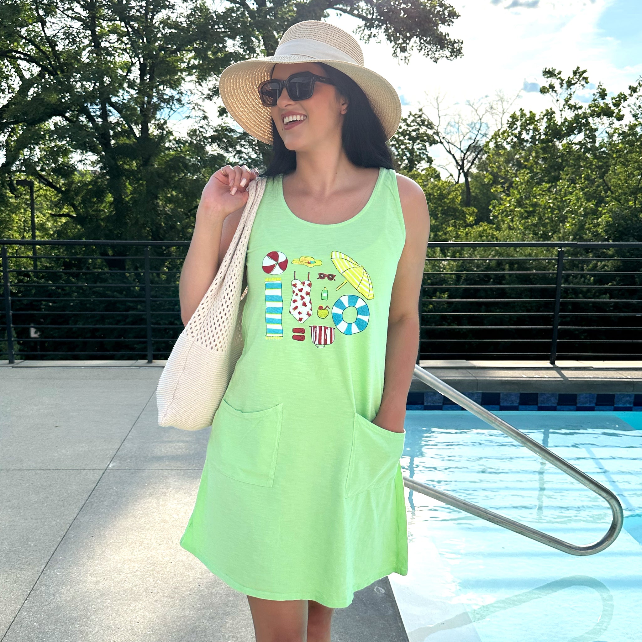 Beach Day Essentials Drape Dress