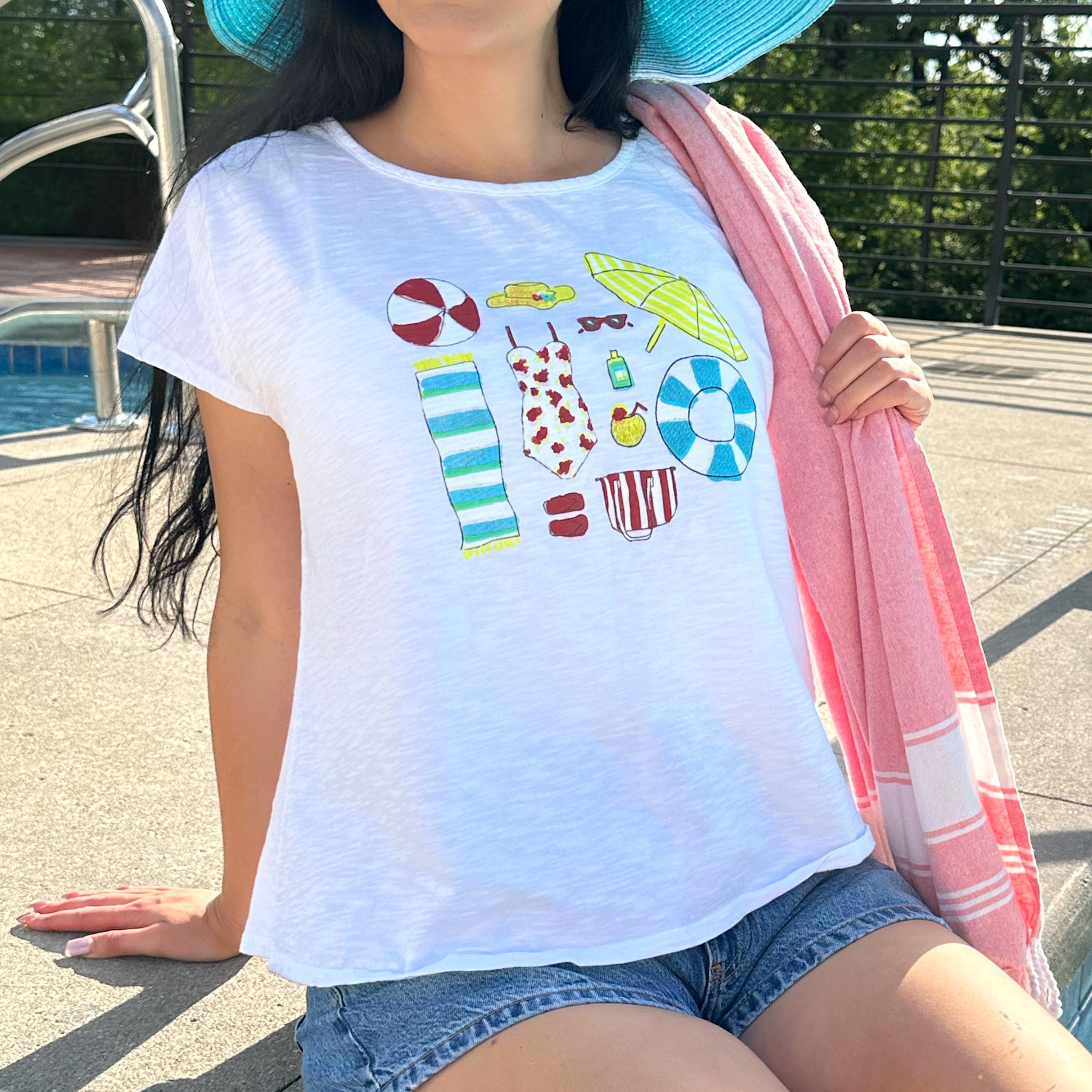Beach Day Essentials Keepsake T