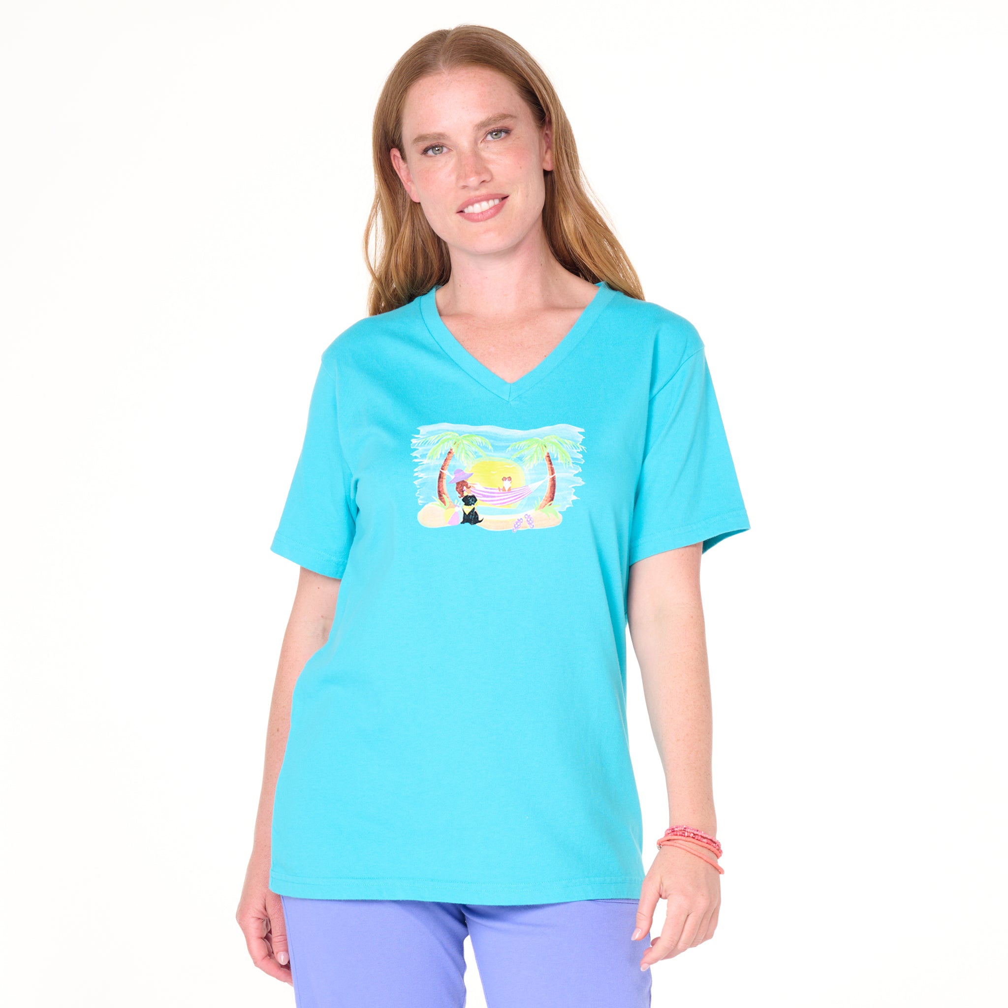 Beach Friends V-Neck T