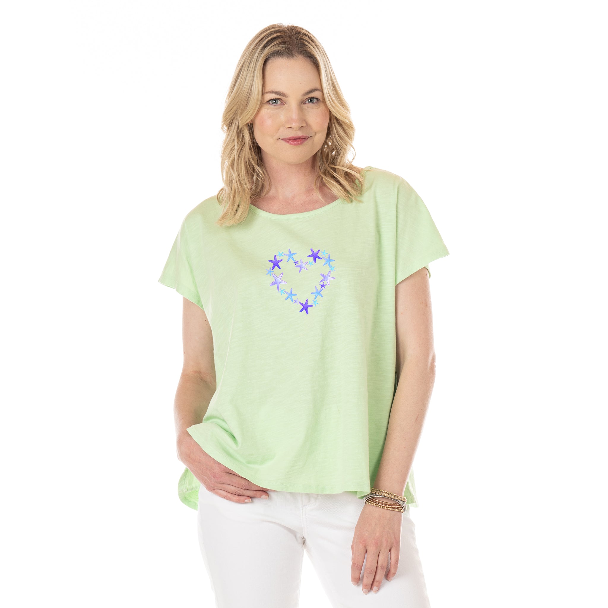 Blue Sea Heart Keepsake T
