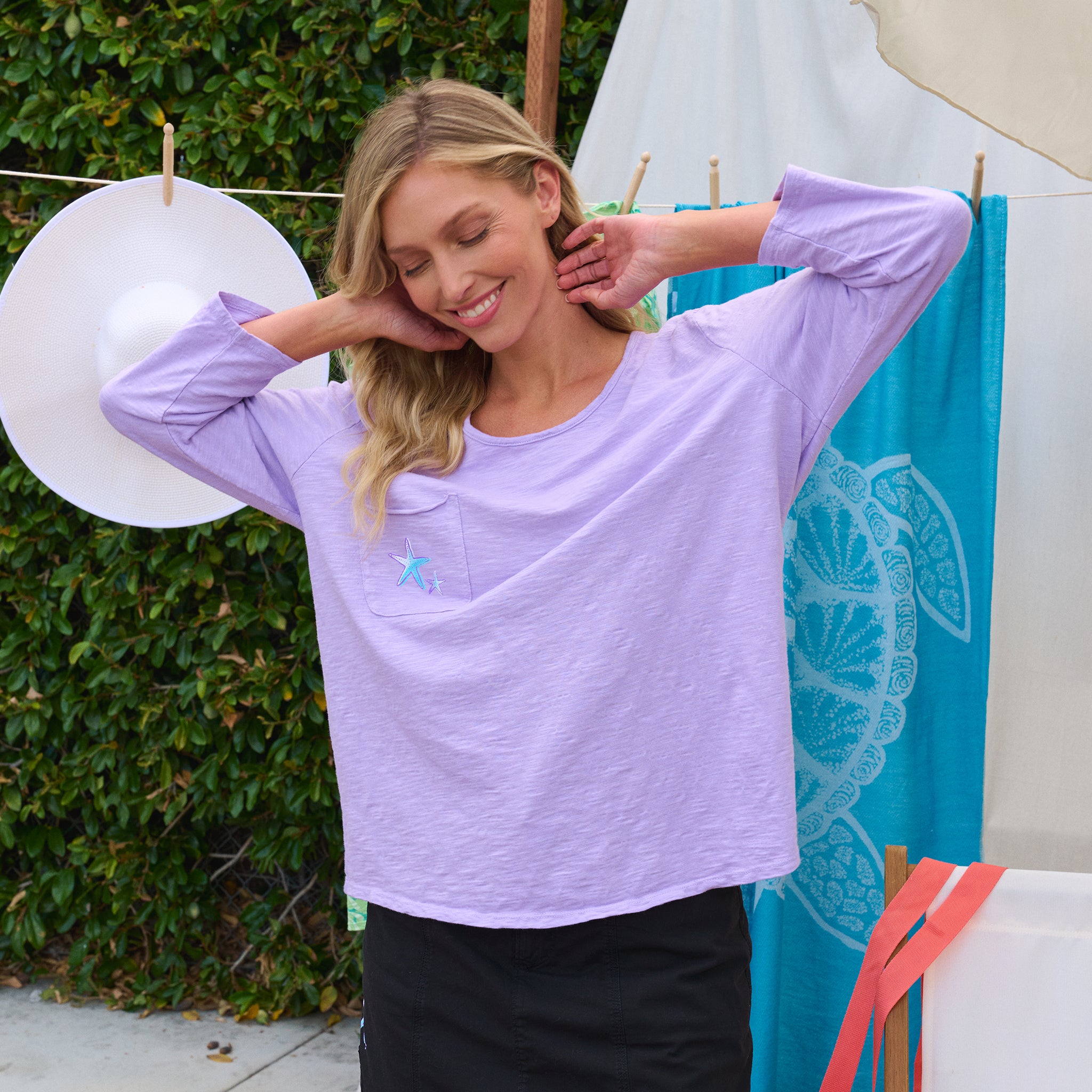 Blue Starfish Forever Top