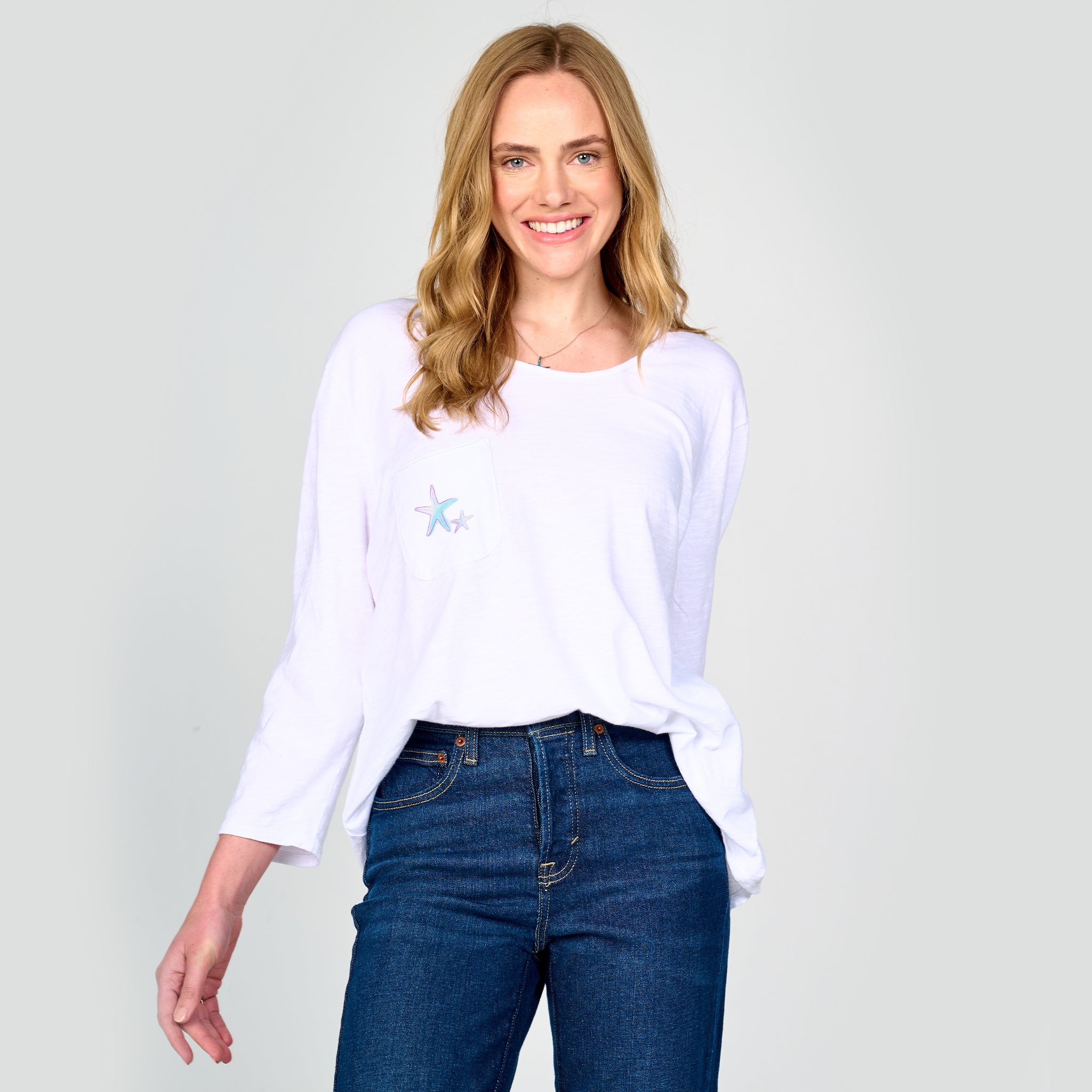Blue Starfish Forever Top