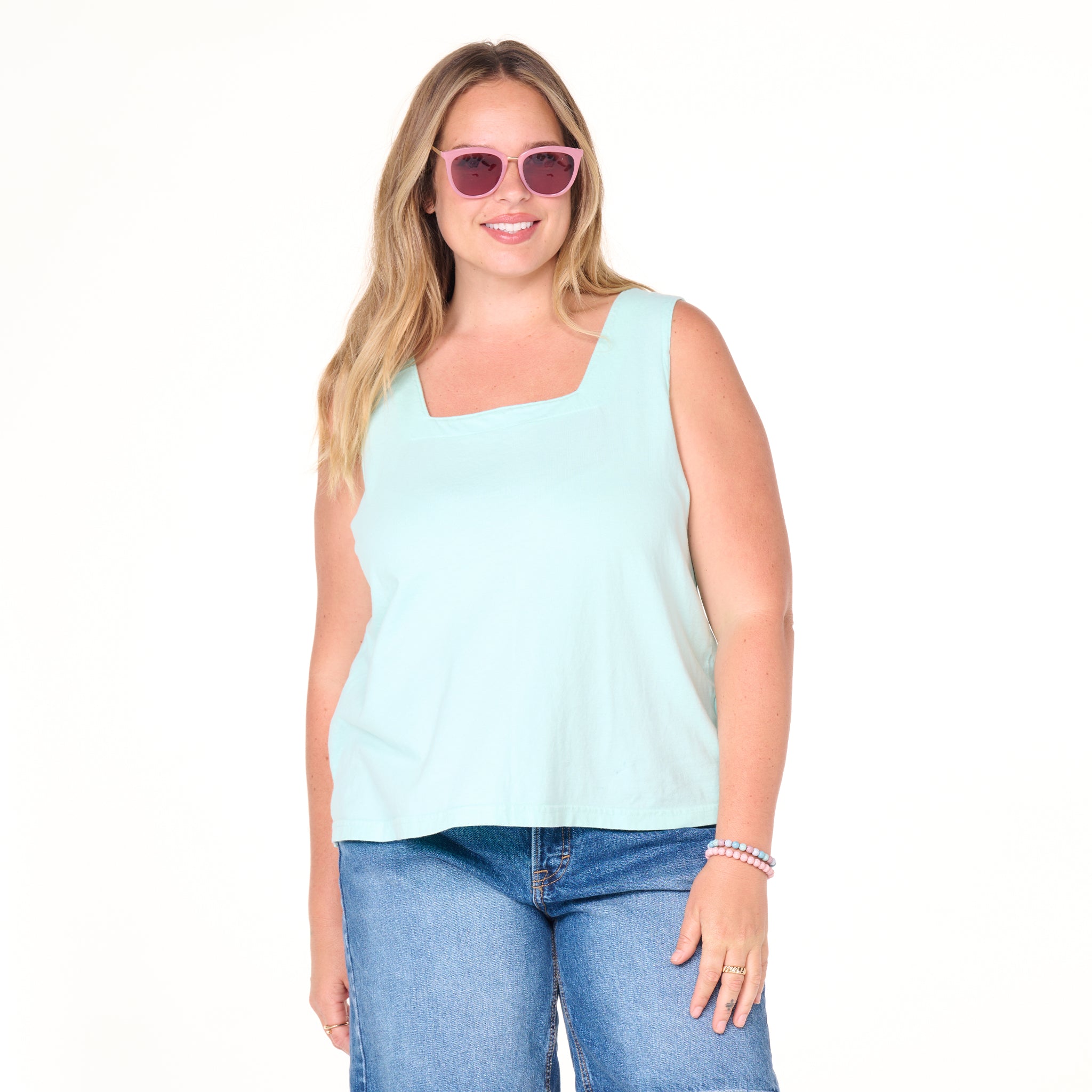 Boxy Tank | Plus Size Summer Colors