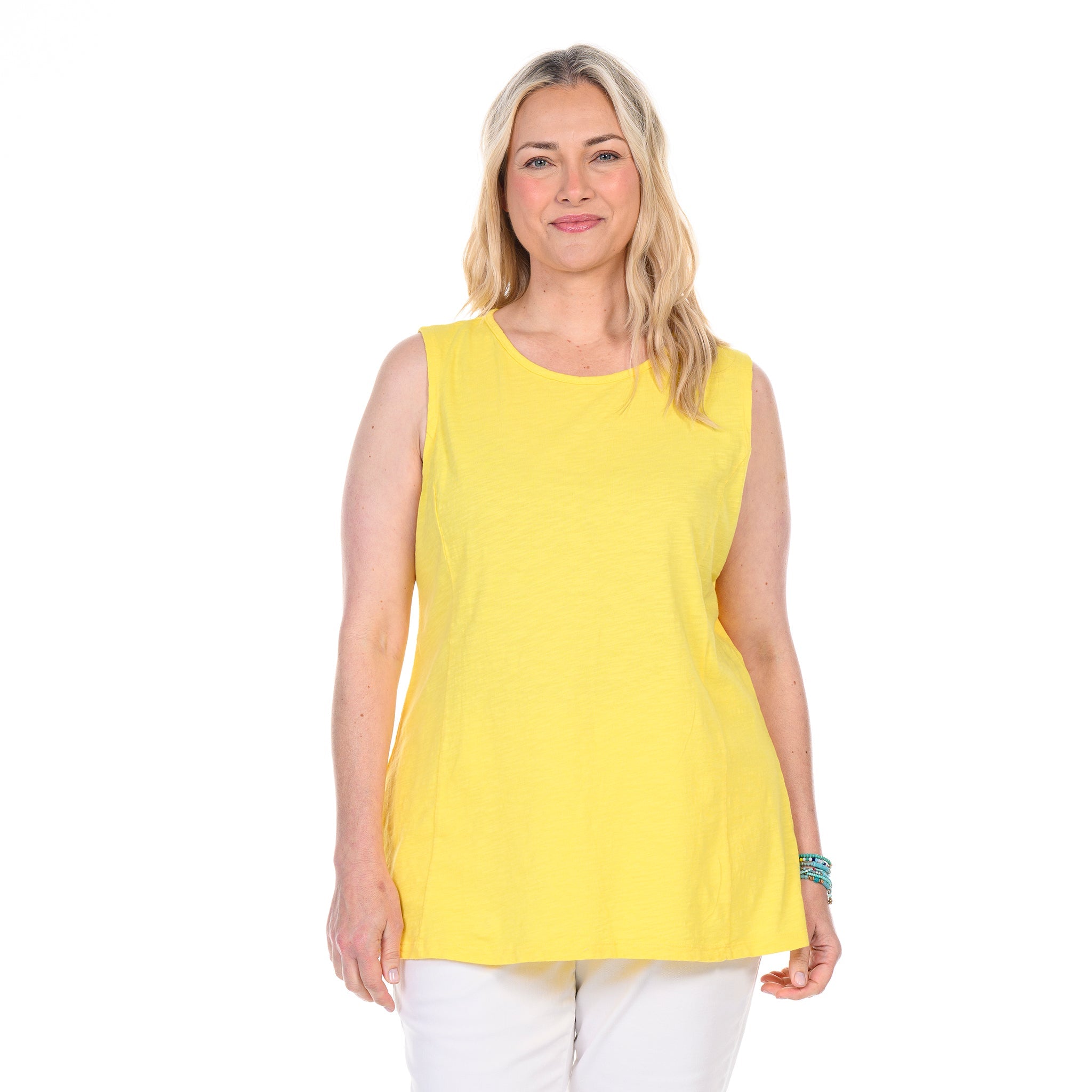 Chloe Tank | Plus Size Daffodil