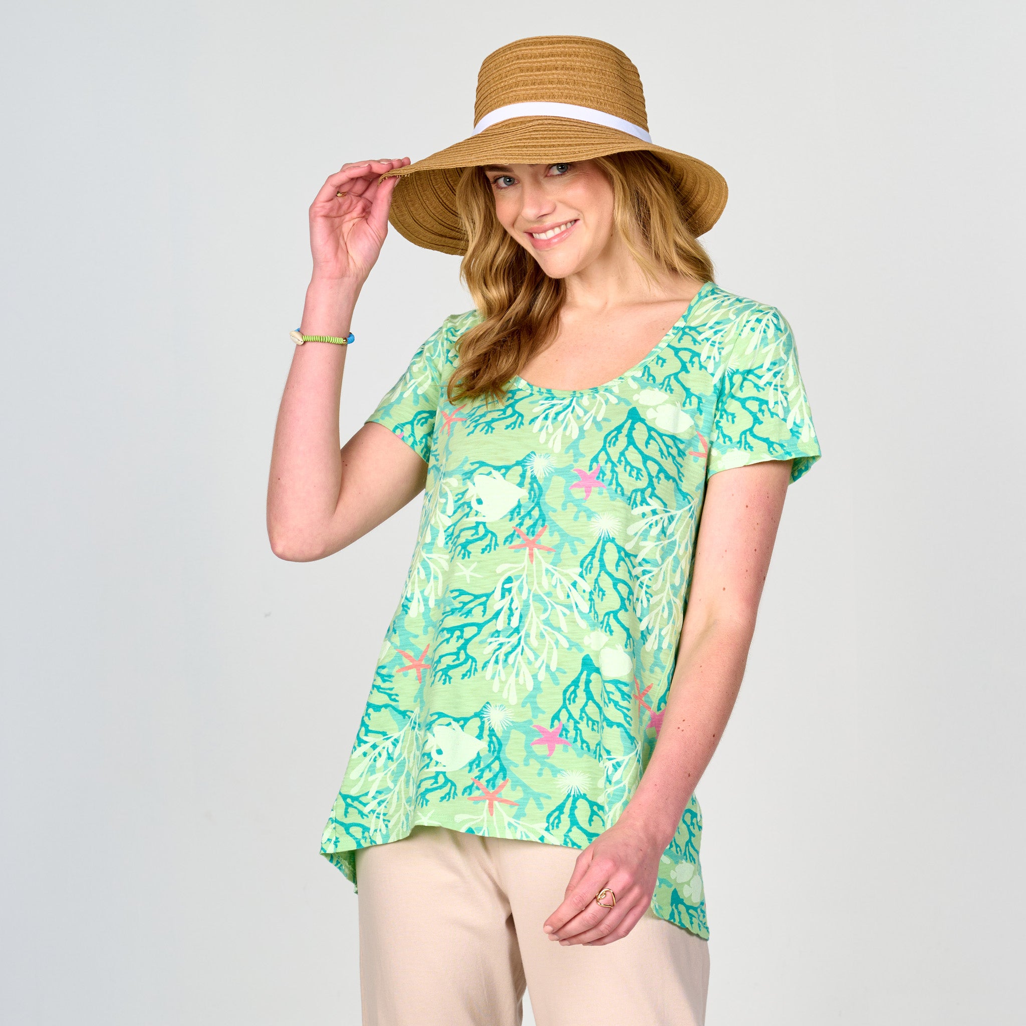 Coral Reef Luna Top