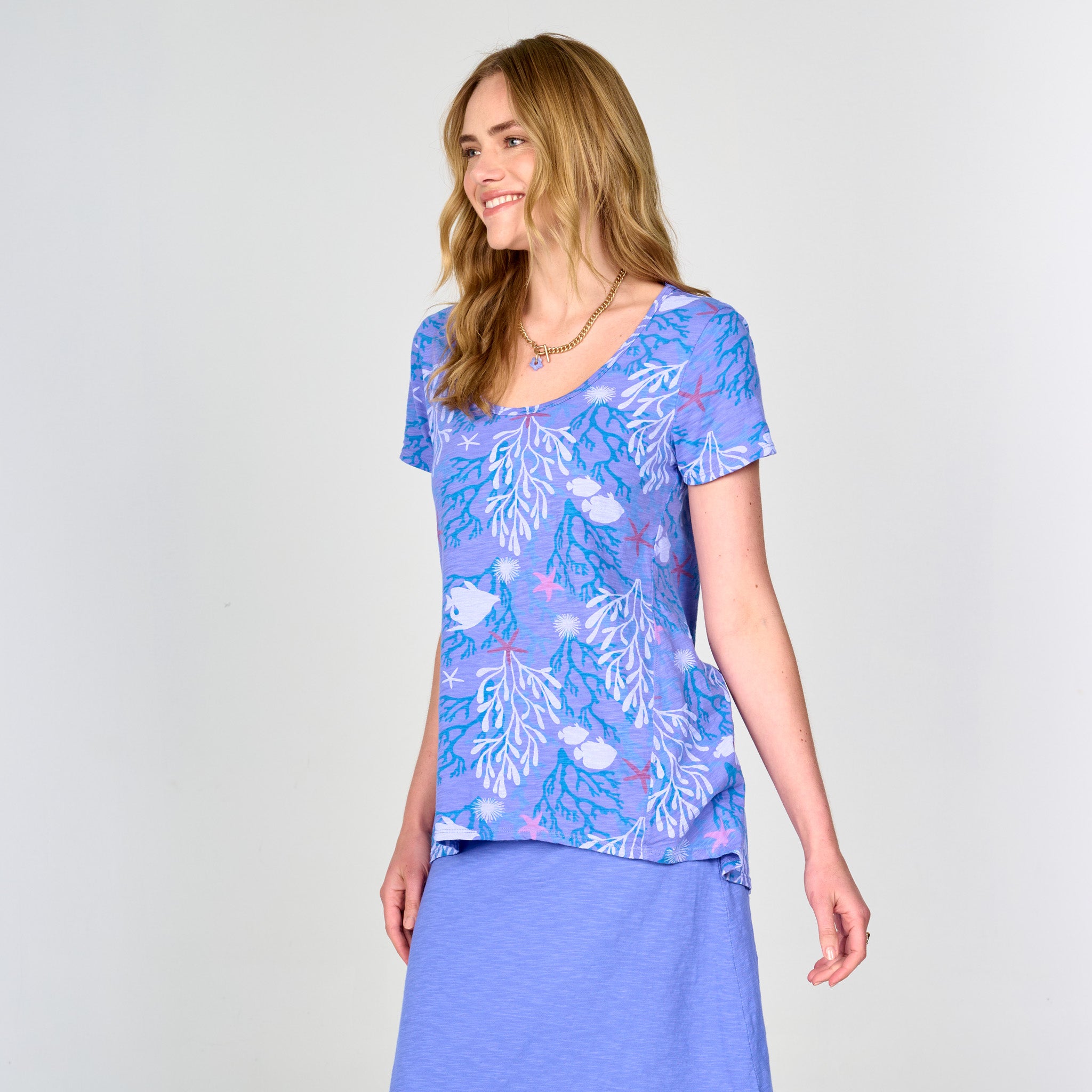Coral Reef Luna Top