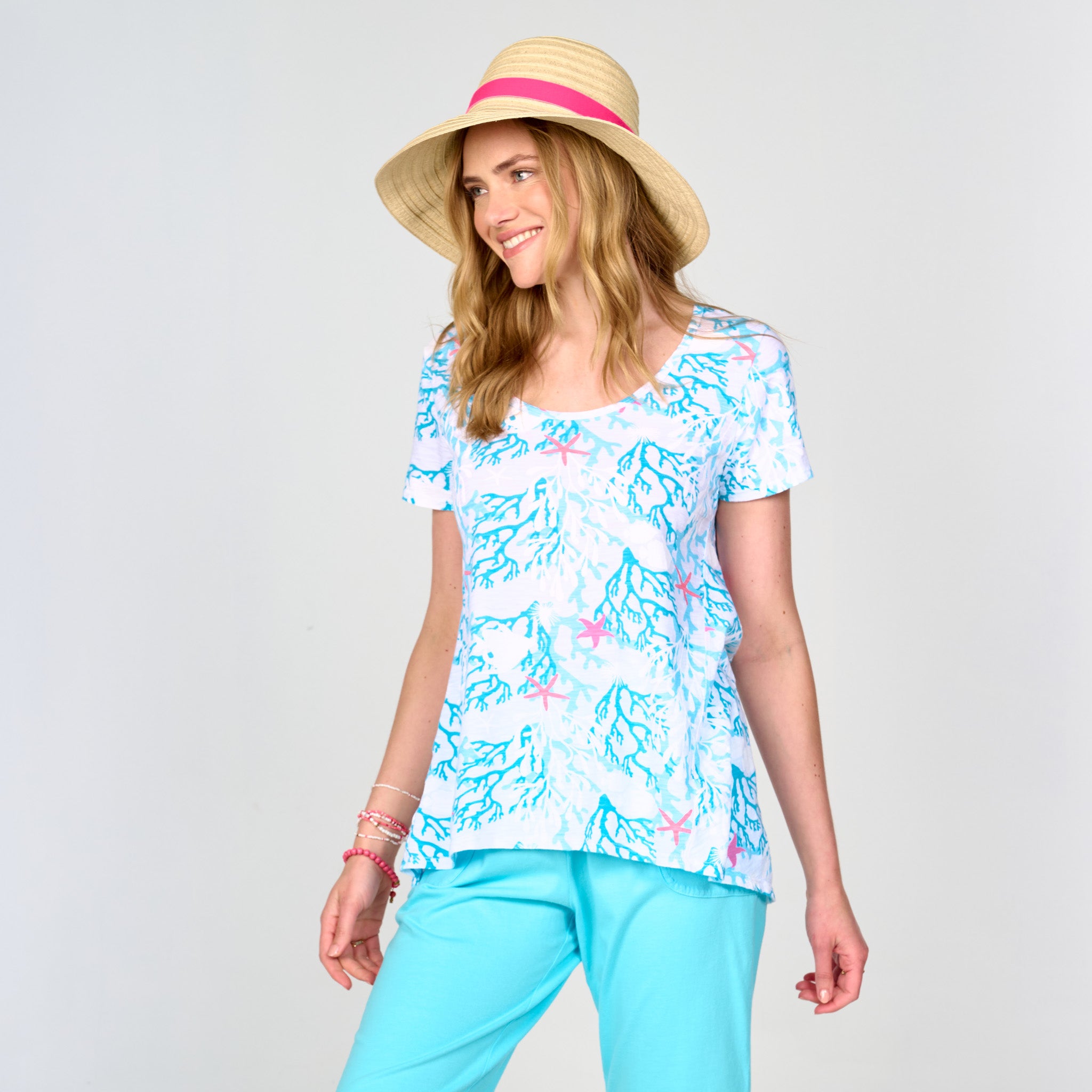 Coral Reef Luna Top