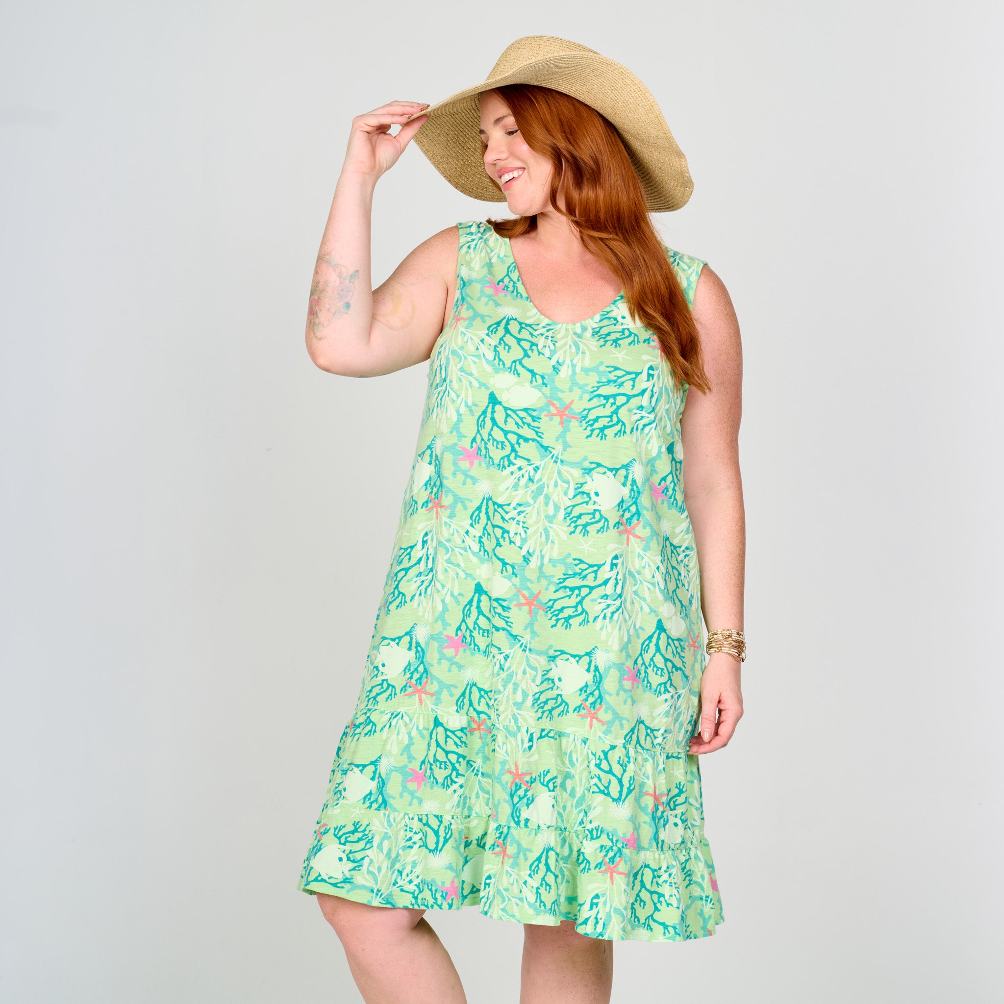 Coral Reef Melody Dress | Plus Size