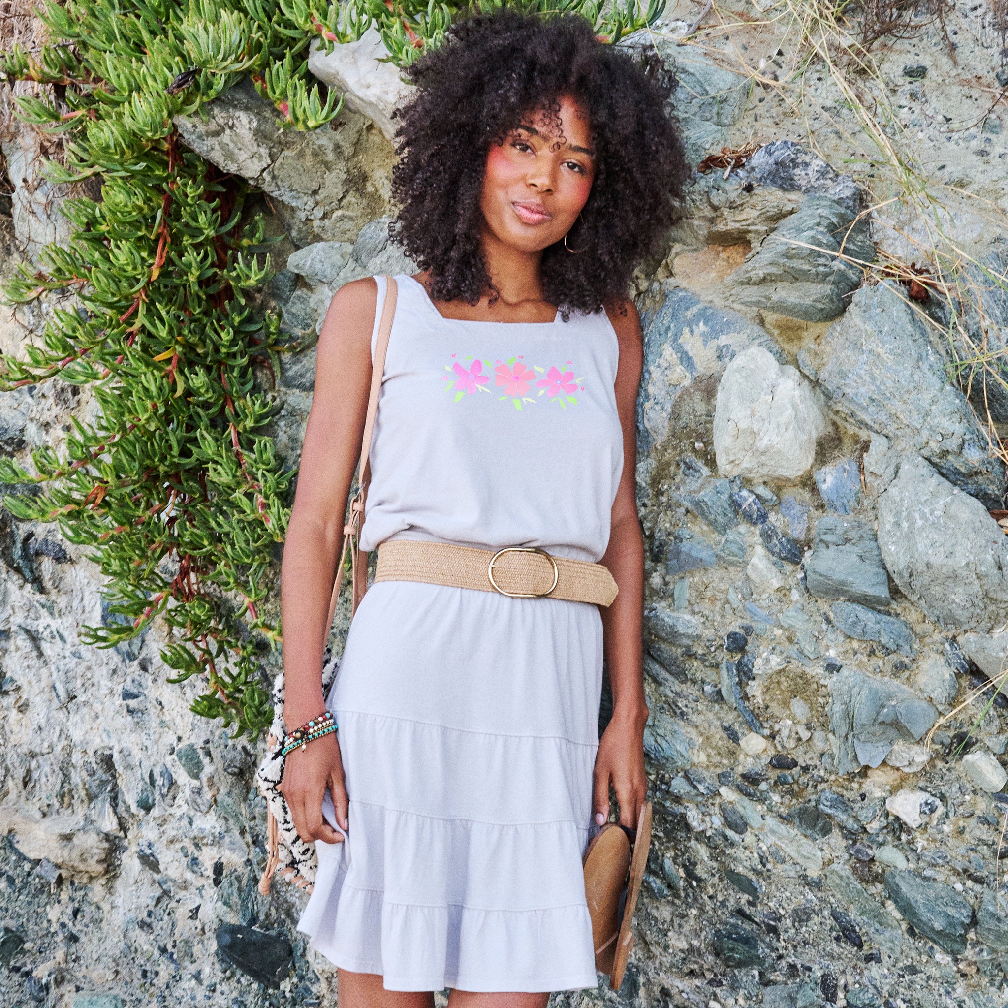 Cosmo Bouquet Boxy Tank