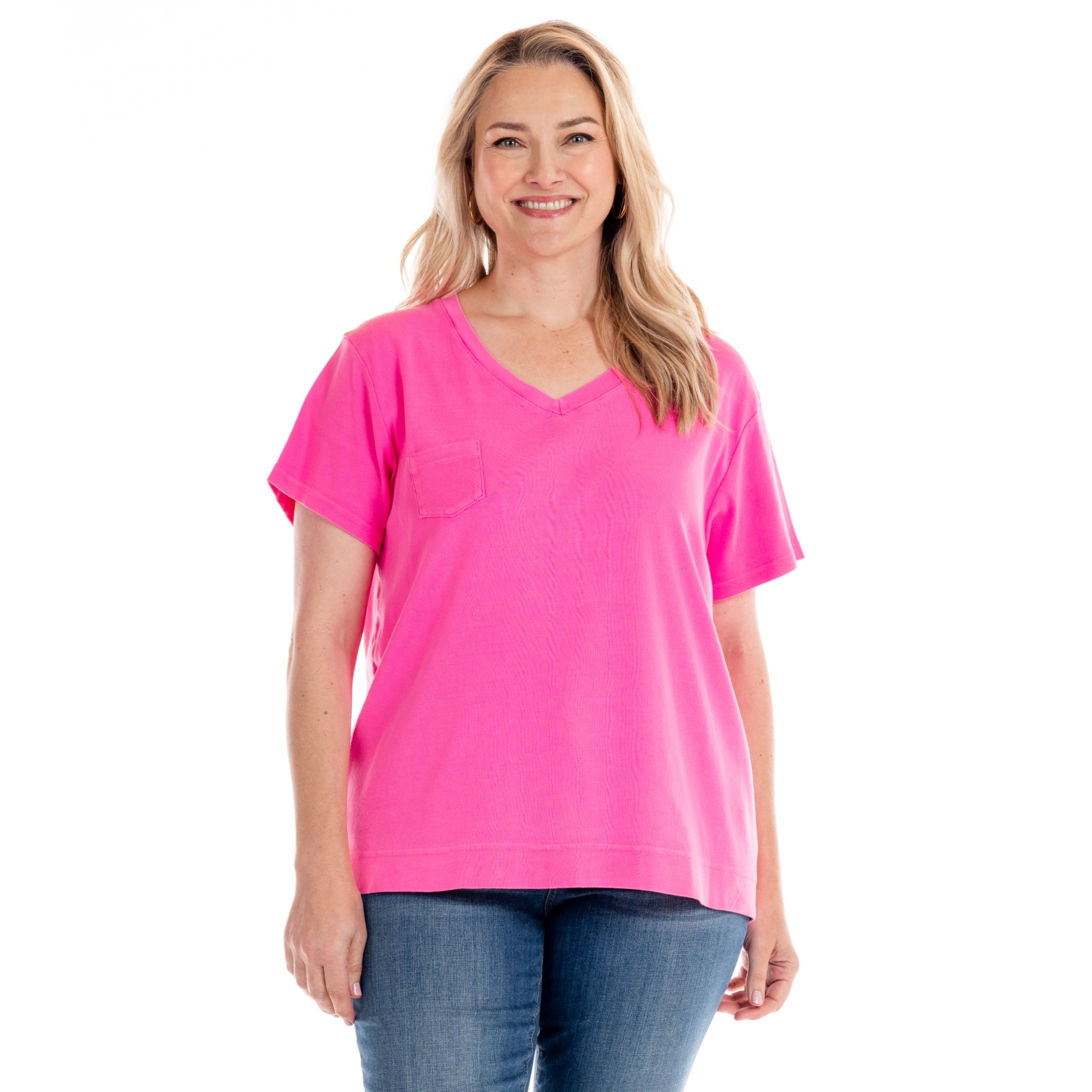 Ribbed Logo Fem T | Plus size