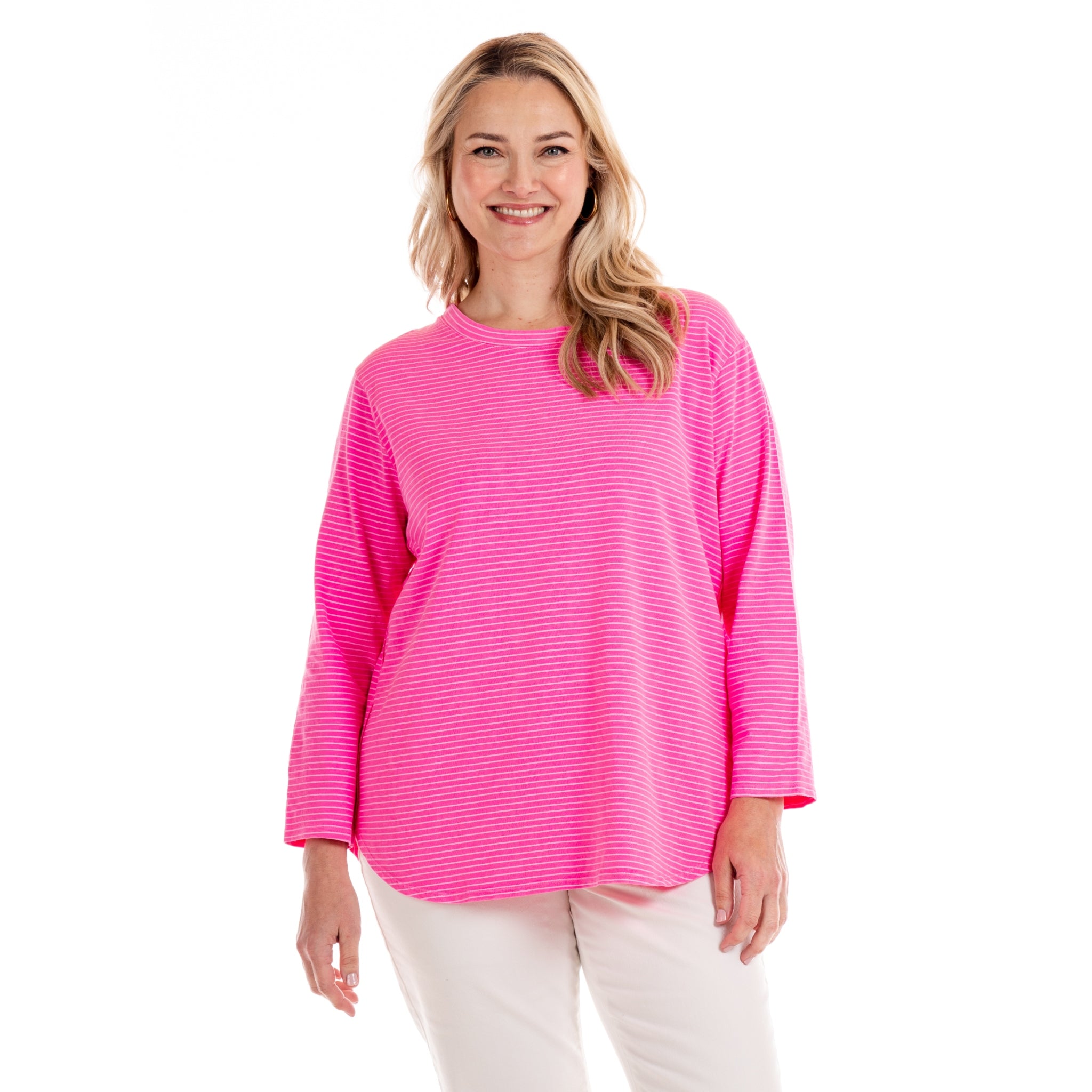 Pinstripe Catalina Top | Plus Size