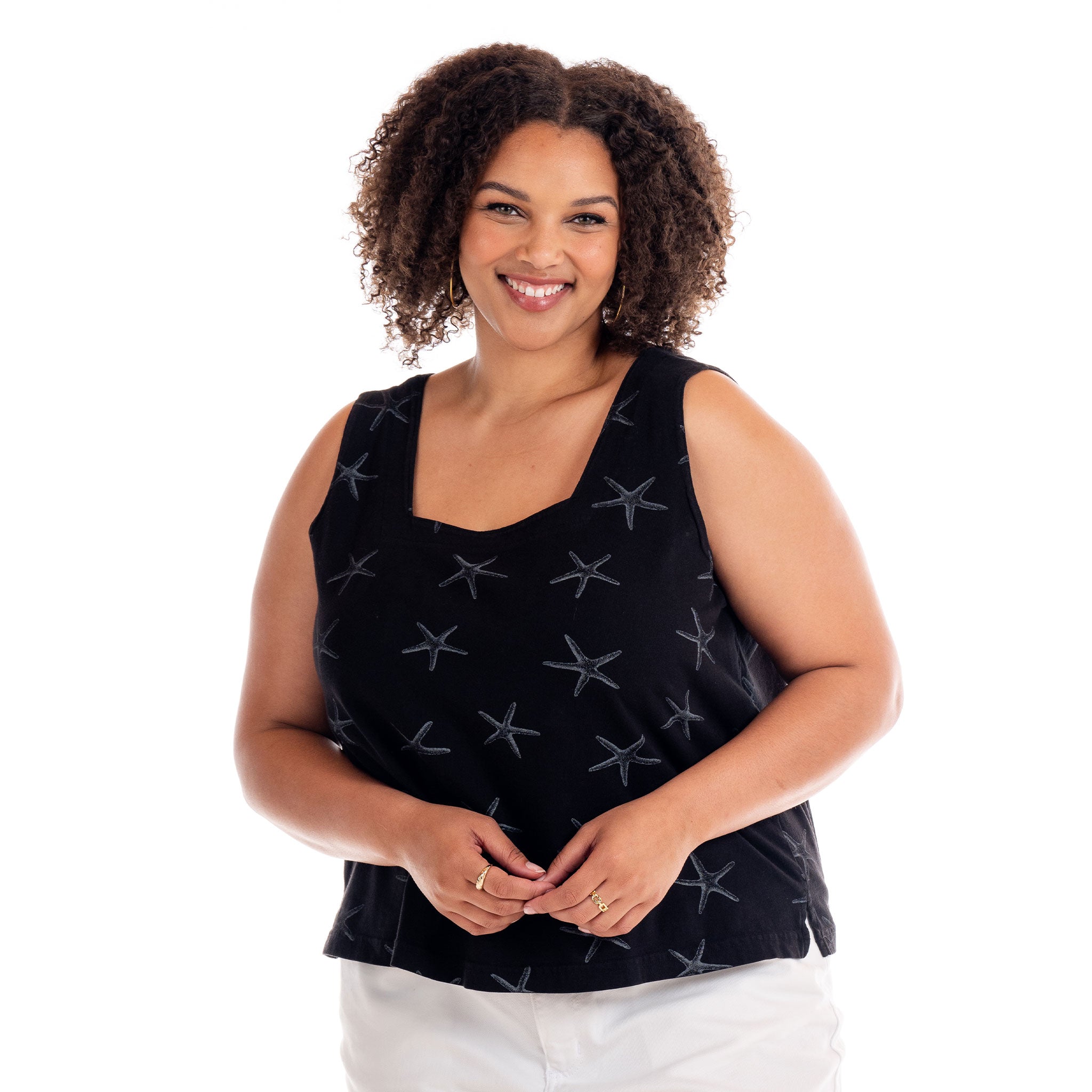 Sea Star Boxy Tank | Plus Size