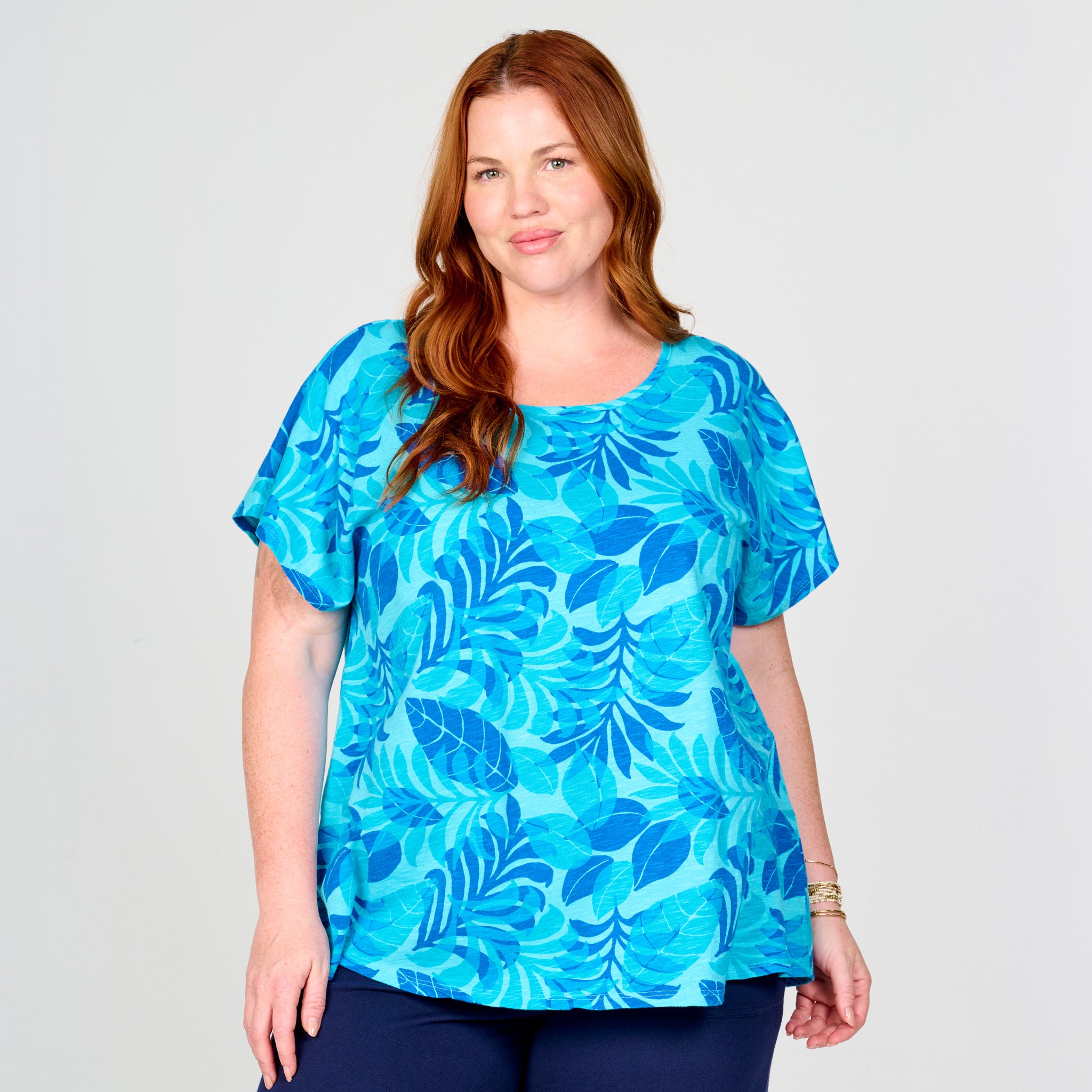 Fiji Palm Keepsake T | Plus Size | Clearance