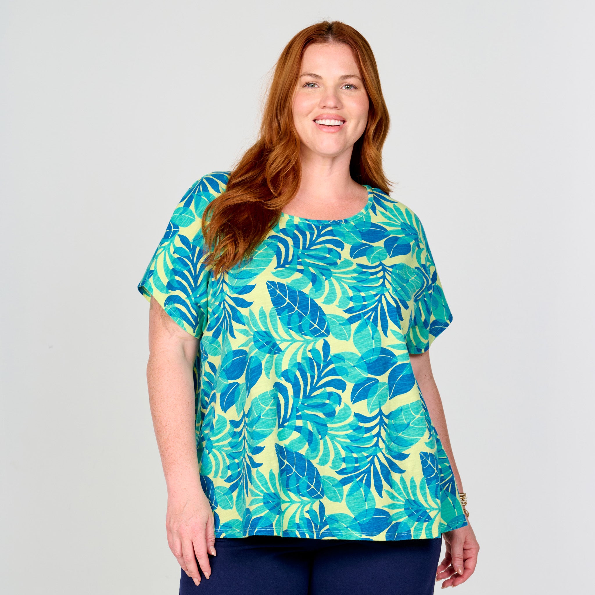 Fiji Palm Keepsake T | Plus Size