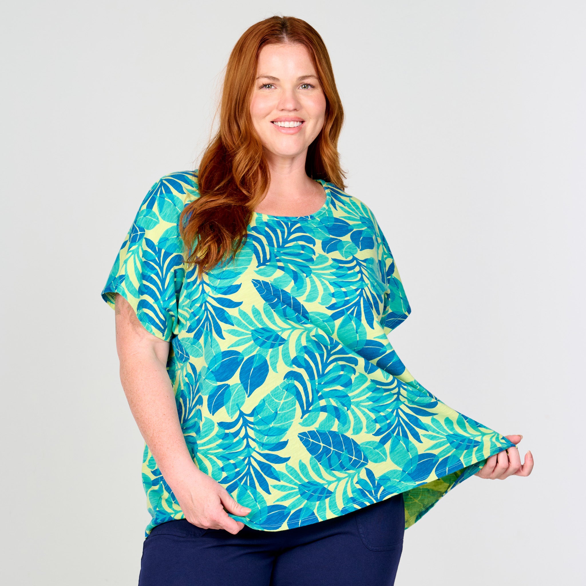 Fiji Palm Keepsake T | Plus Size