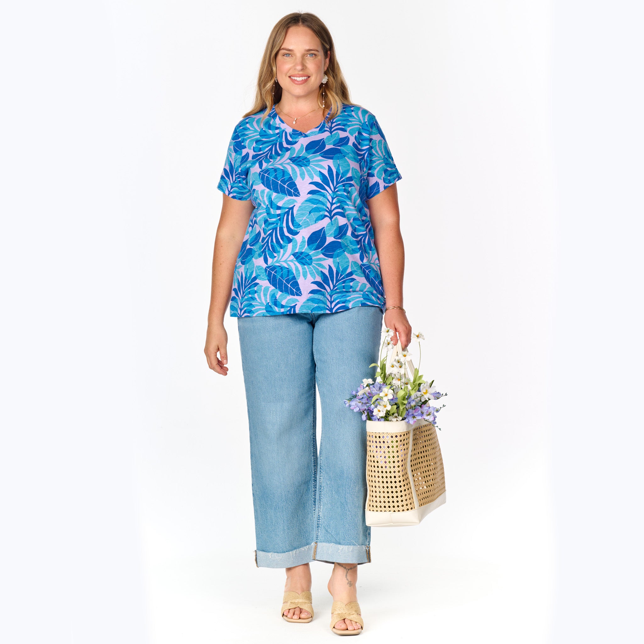 Fiji Palm Versatile T | Plus Size