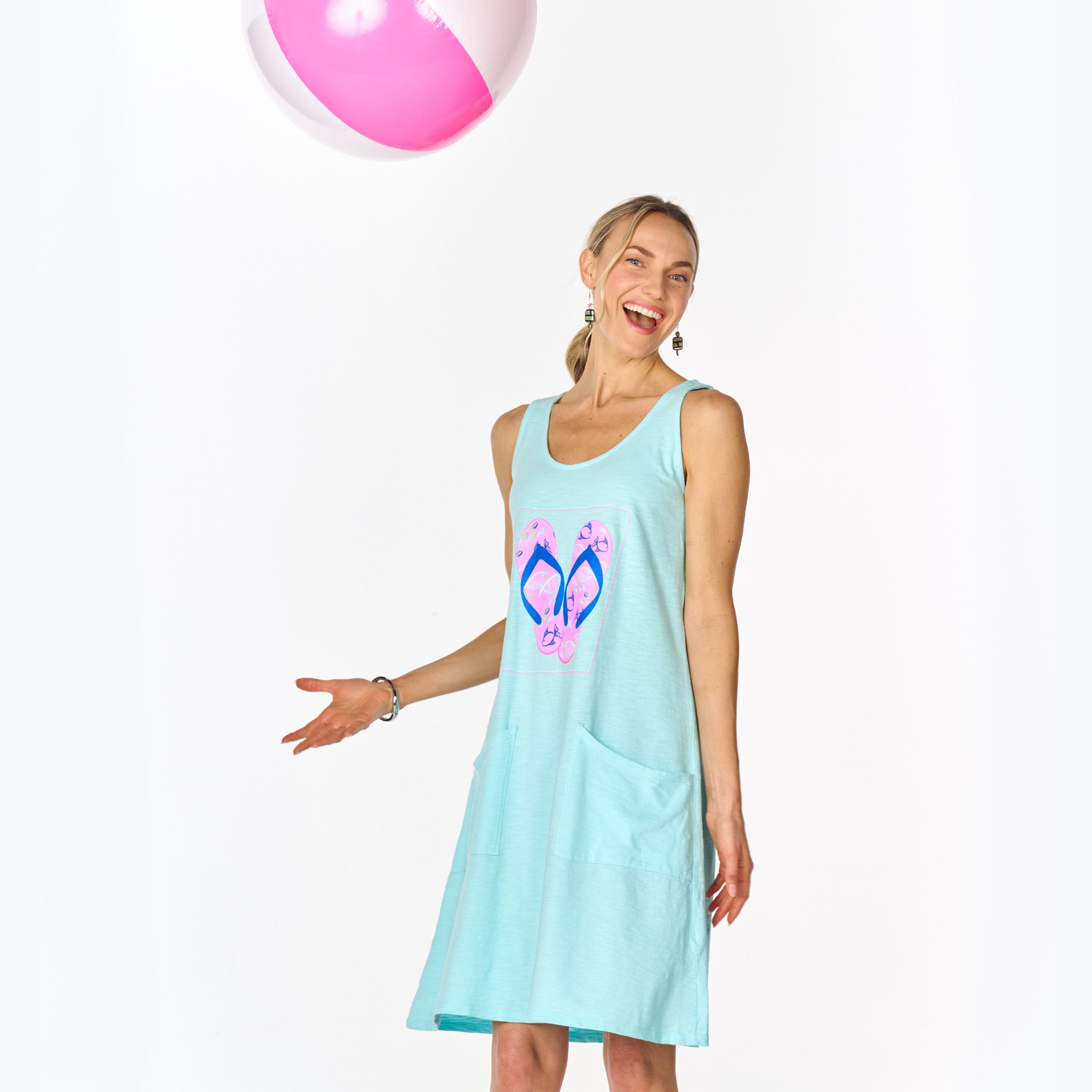 Fishy Flop Drape Dress