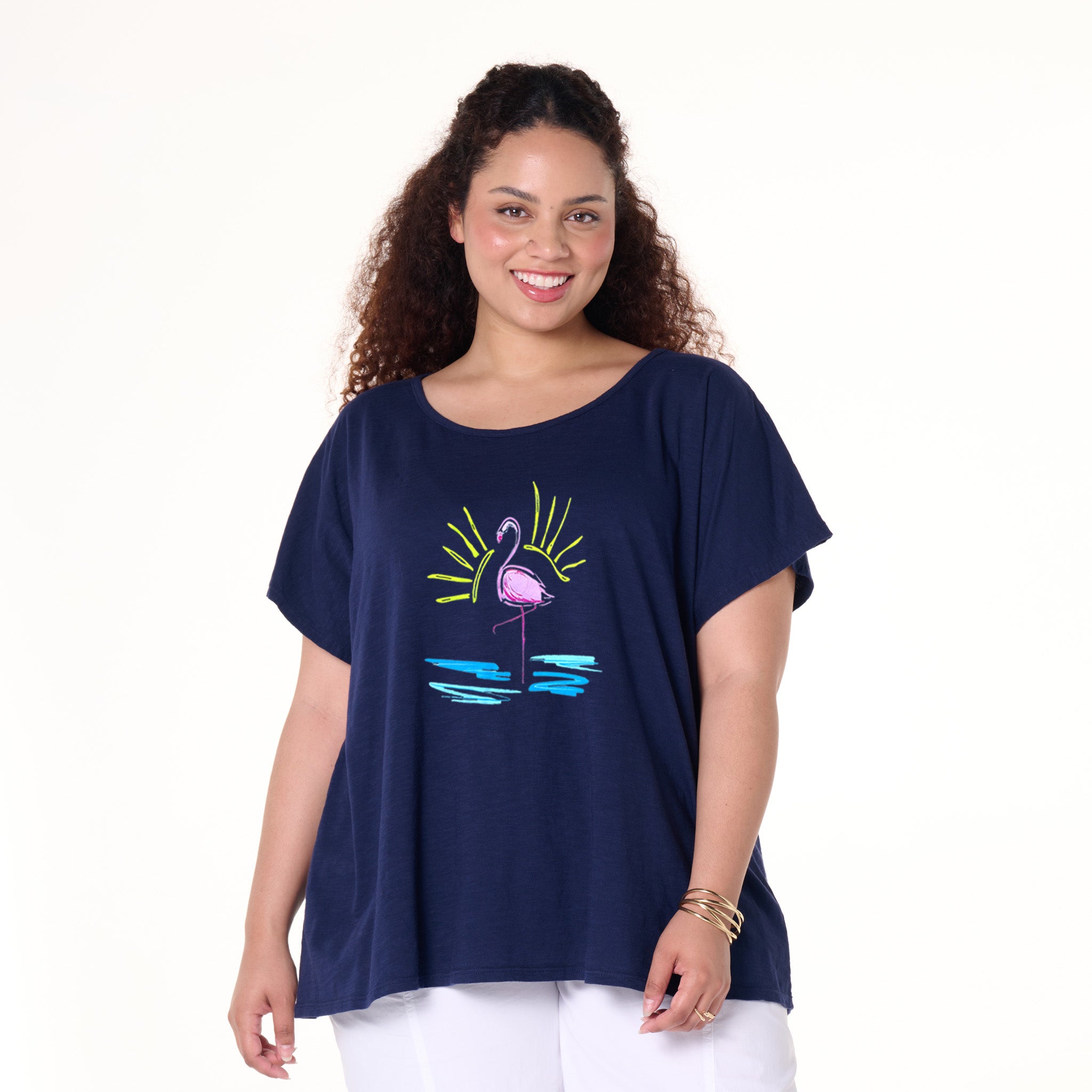Flamingo Keepsake T | Plus Size