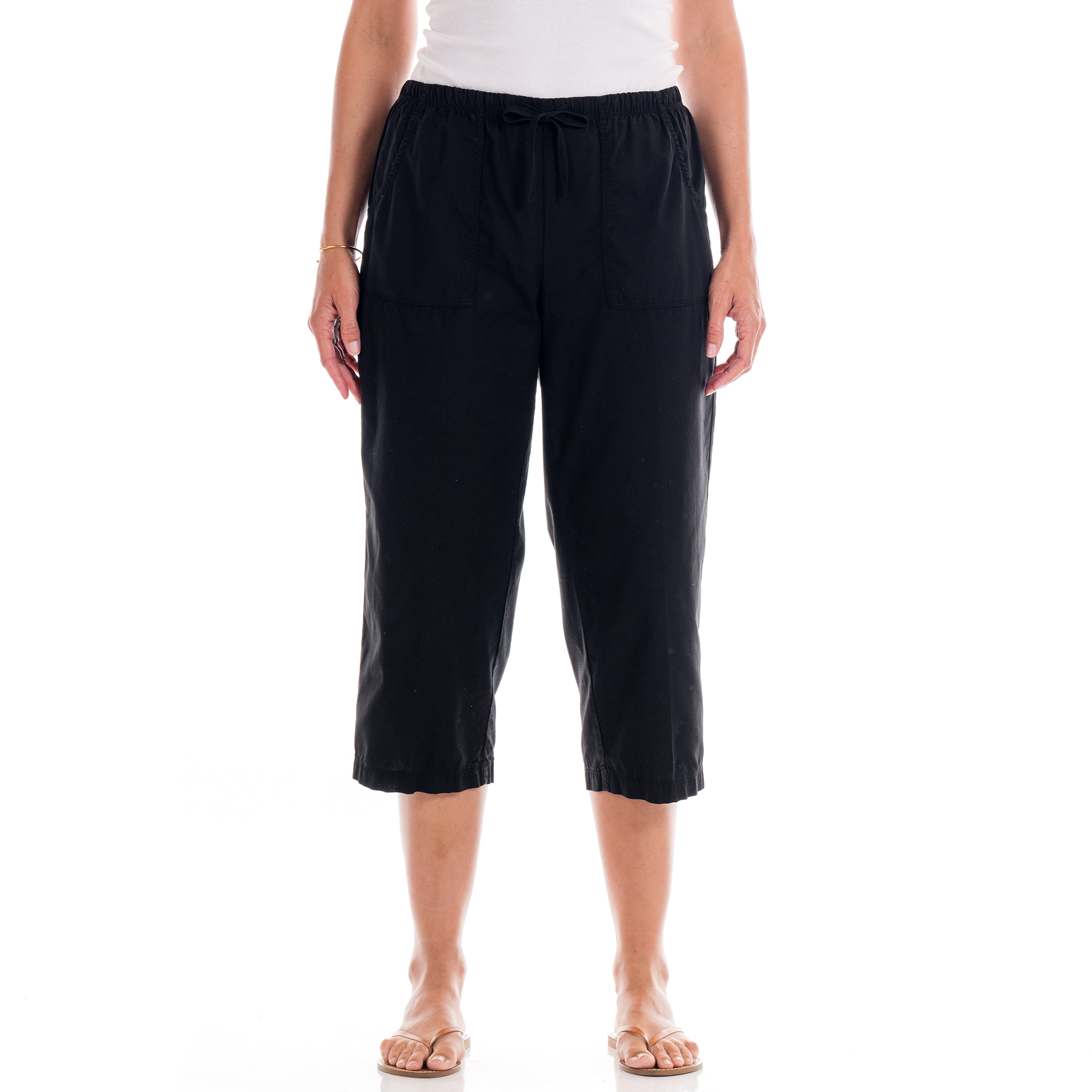 Cotton 2025 sheeting capris