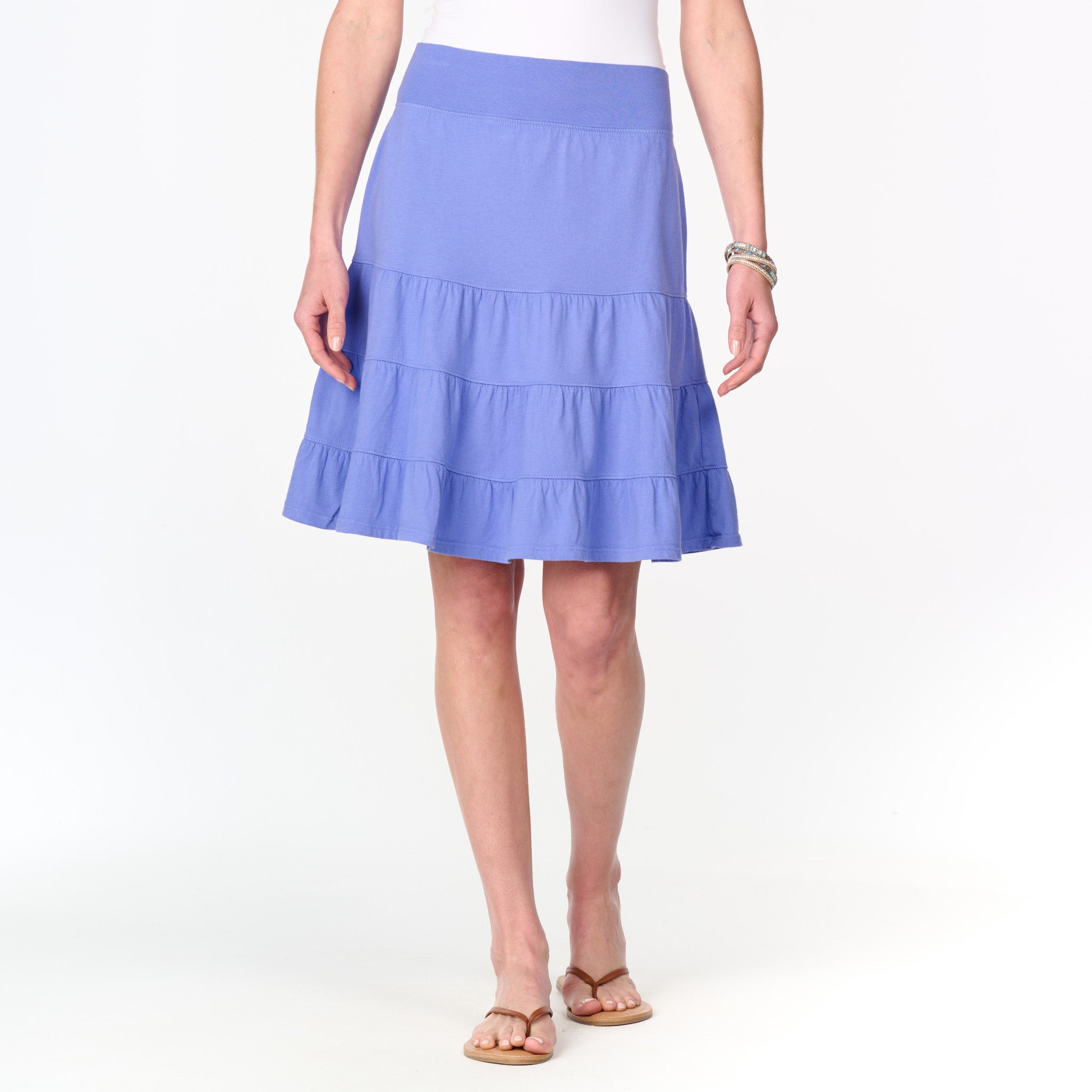 Jersey Tiered Skirt