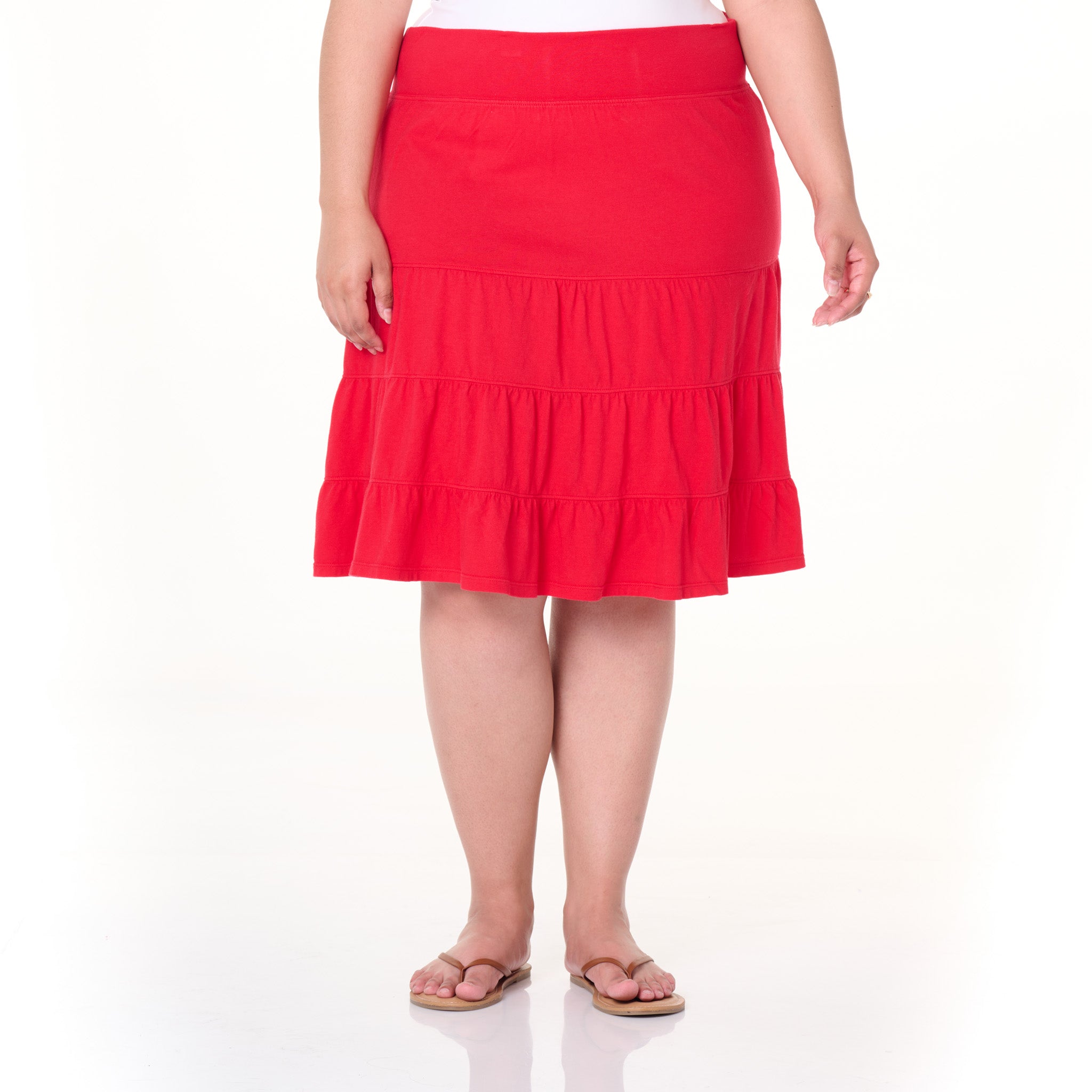 Jersey Tiered Skirt | Plus Size - 2025 Fall Colors