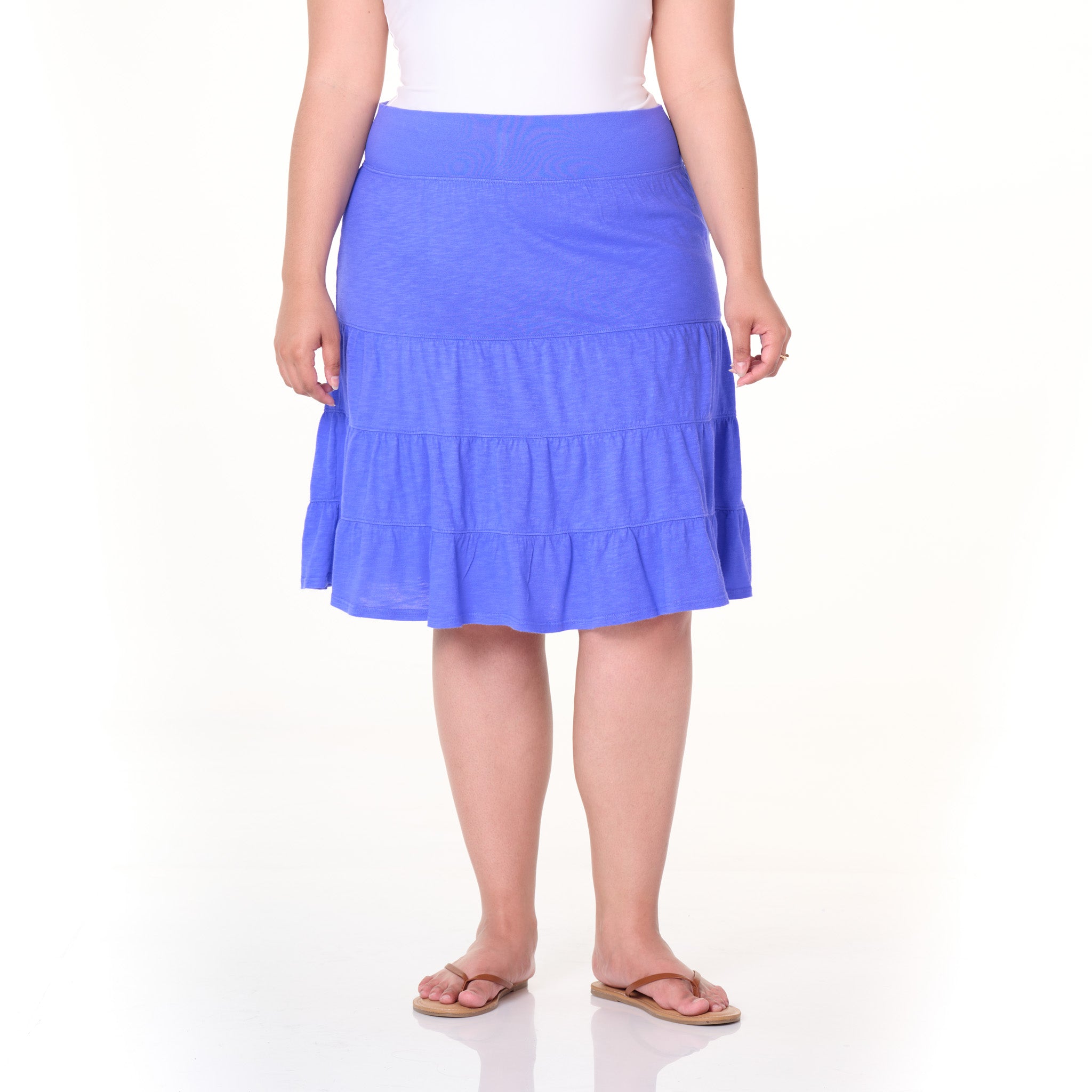 Jersey Tiered Skirt | Plus Size