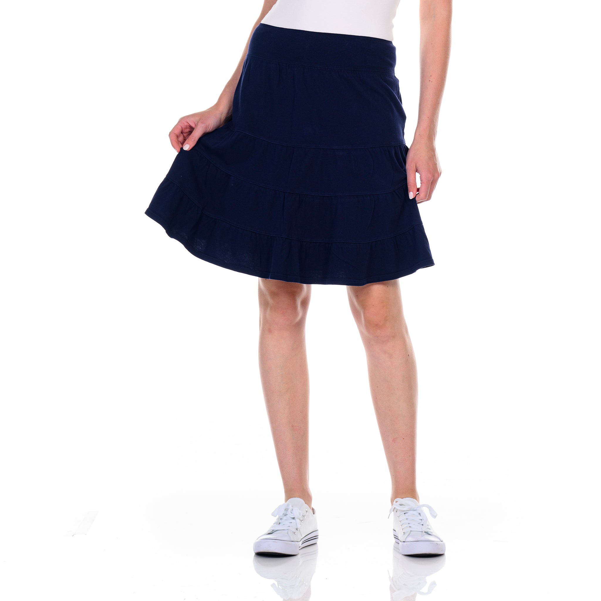 Jersey Tiered Skirt