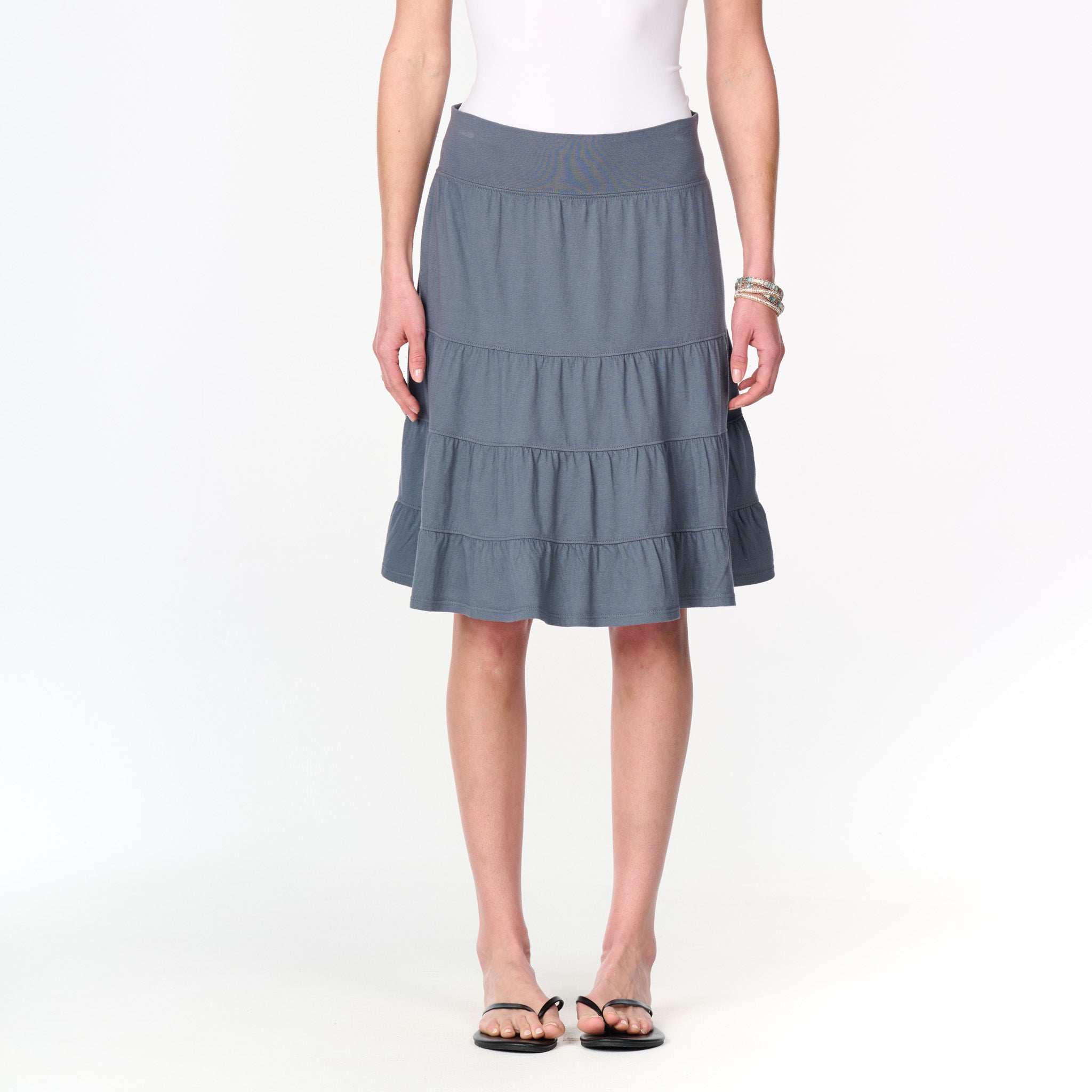 Jersey Tiered Skirt