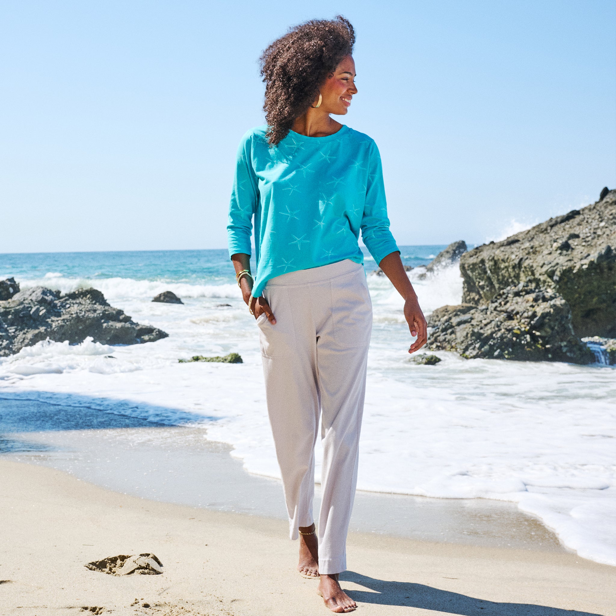 Key Largo Ankle Pants Vapor