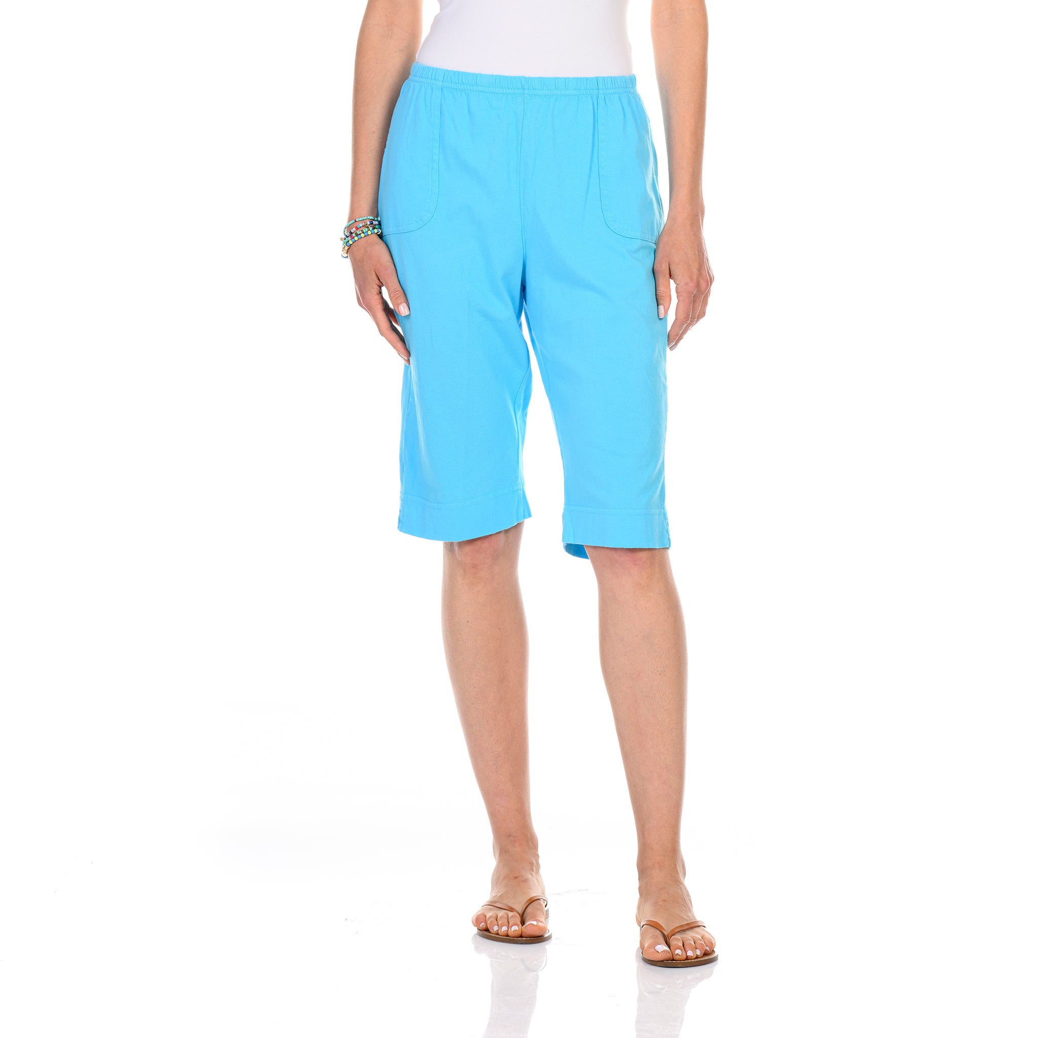 Marco Pocket Pedal Pushers Blue Fin