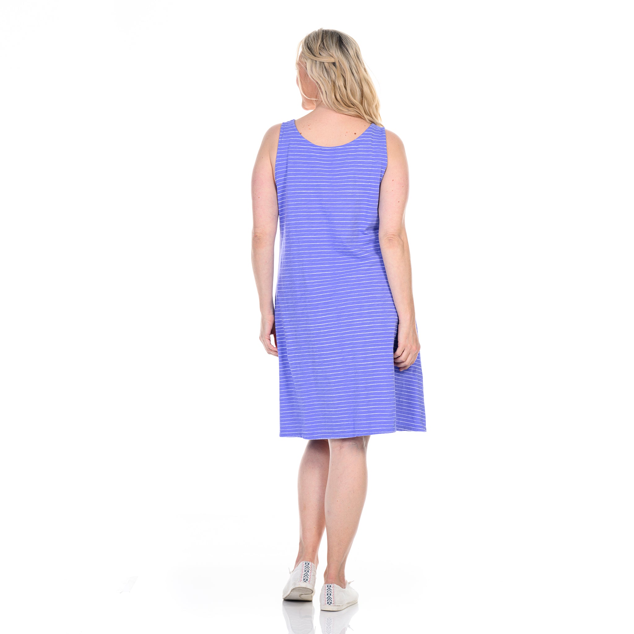 Ocean Stripe Drape Dress | Plus Size