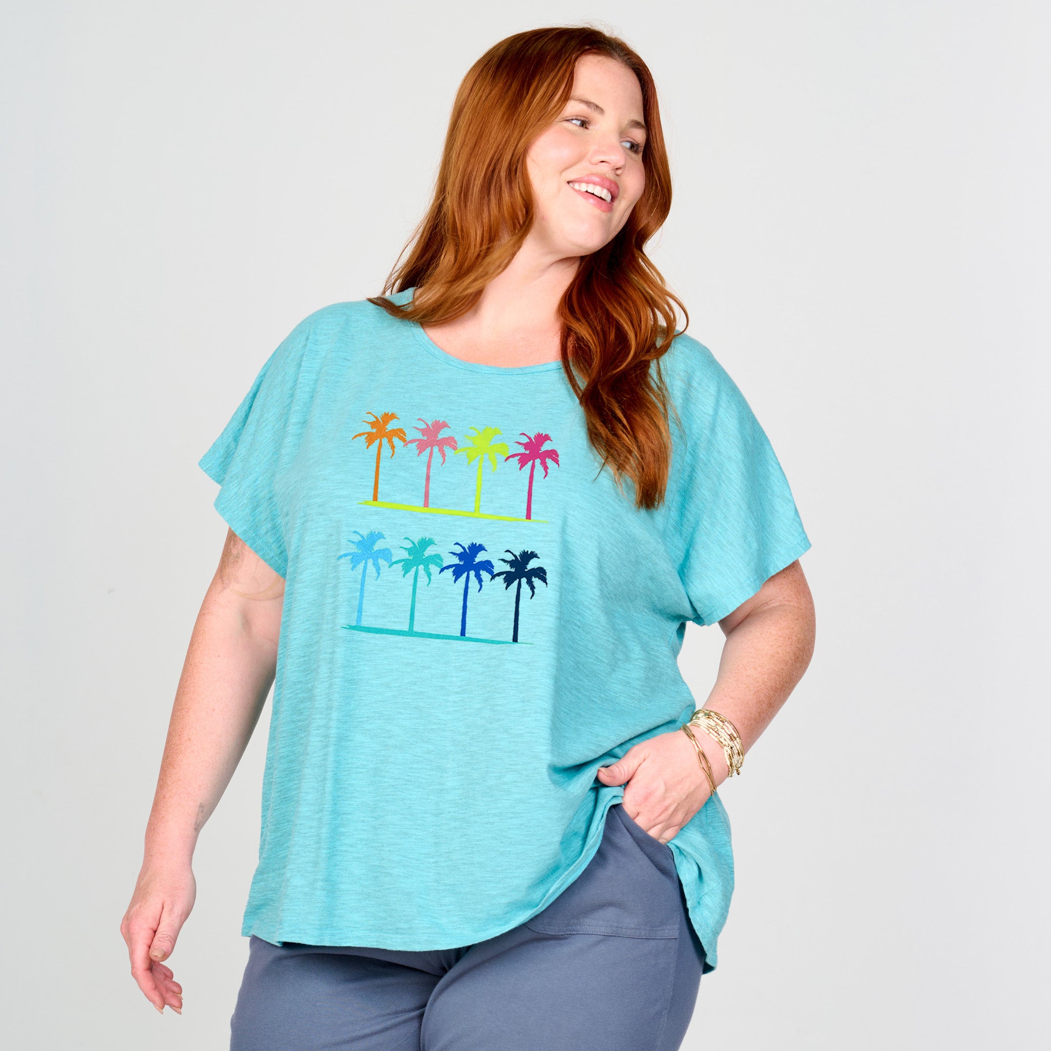 Palm Hues Gia Keepsake T | Plus Size