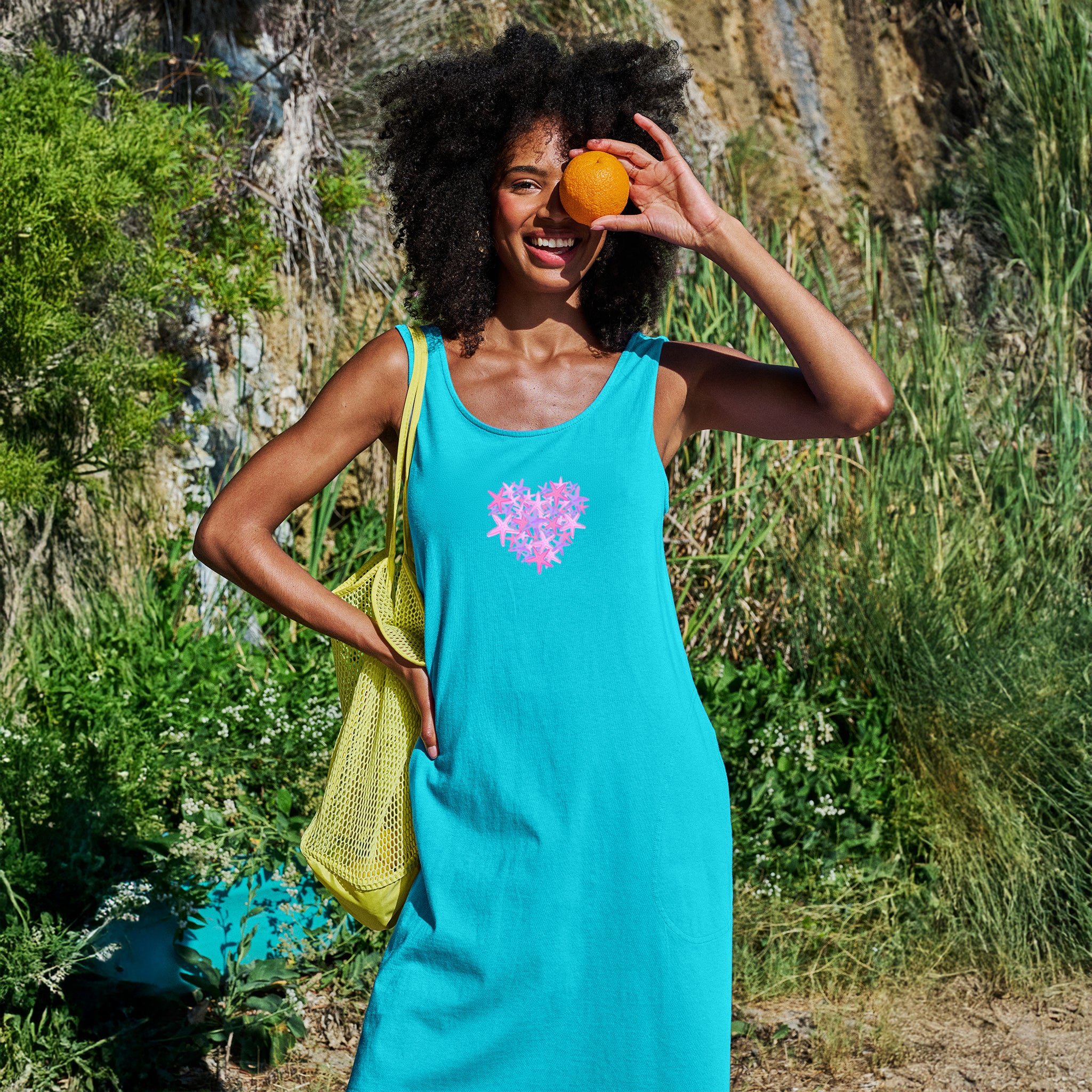 Pink Sea Heart La Jolla Dress