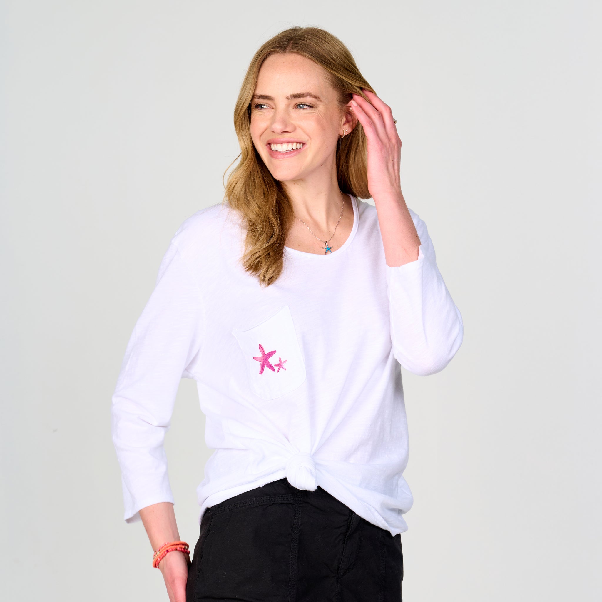 Pink Starfish Forever Top