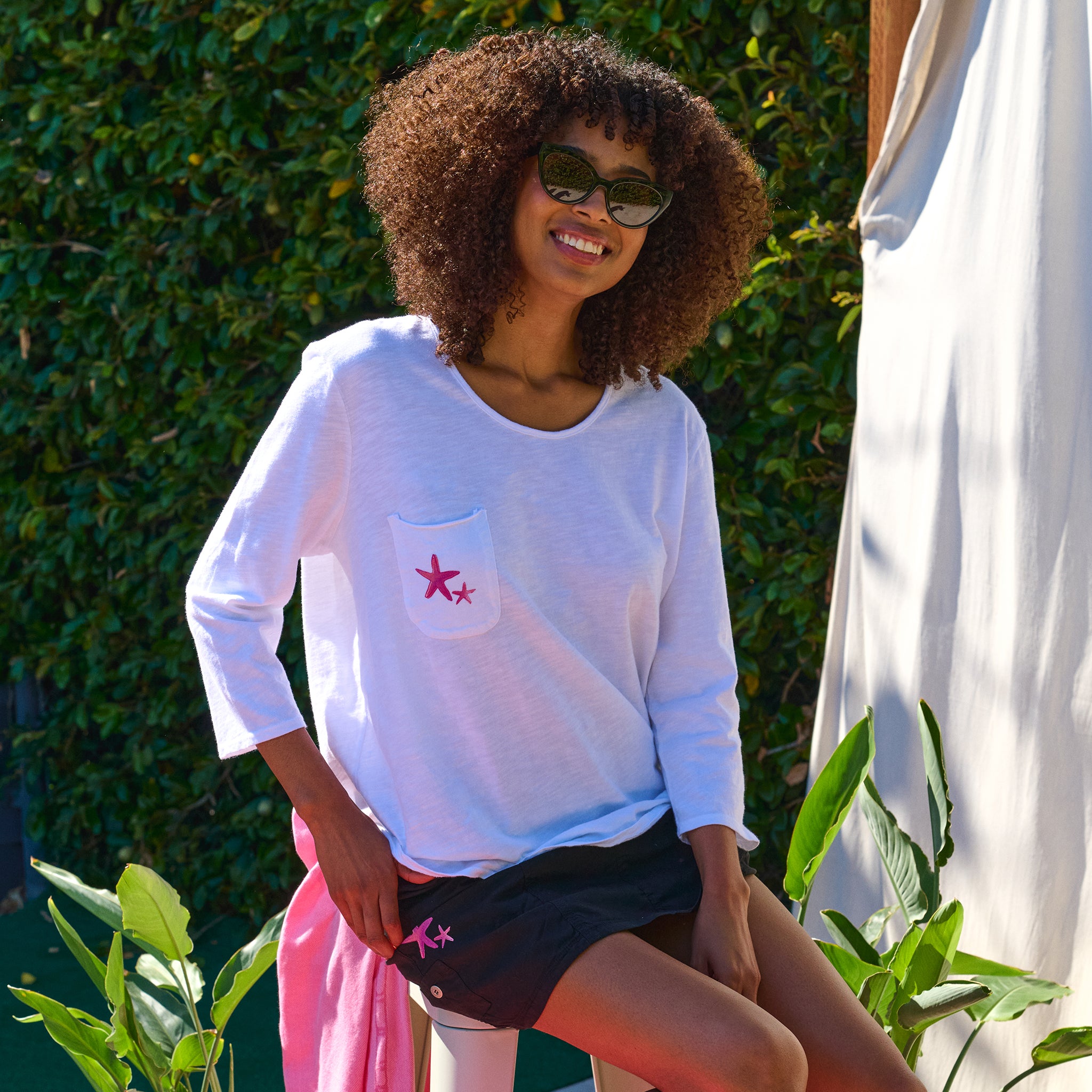 Pink Starfish Forever Top