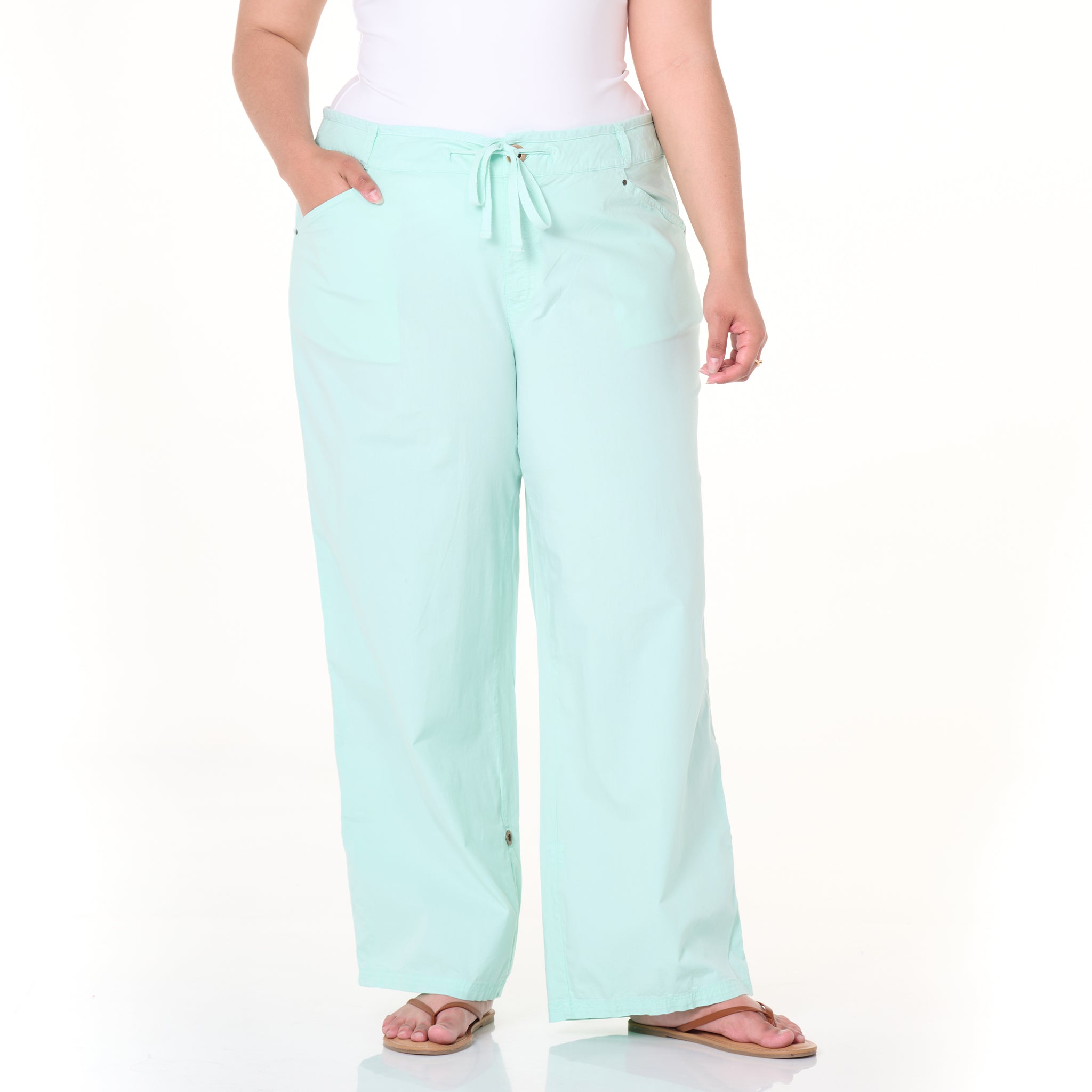 Safari Rollup Pant | Plus Size Summer Colors
