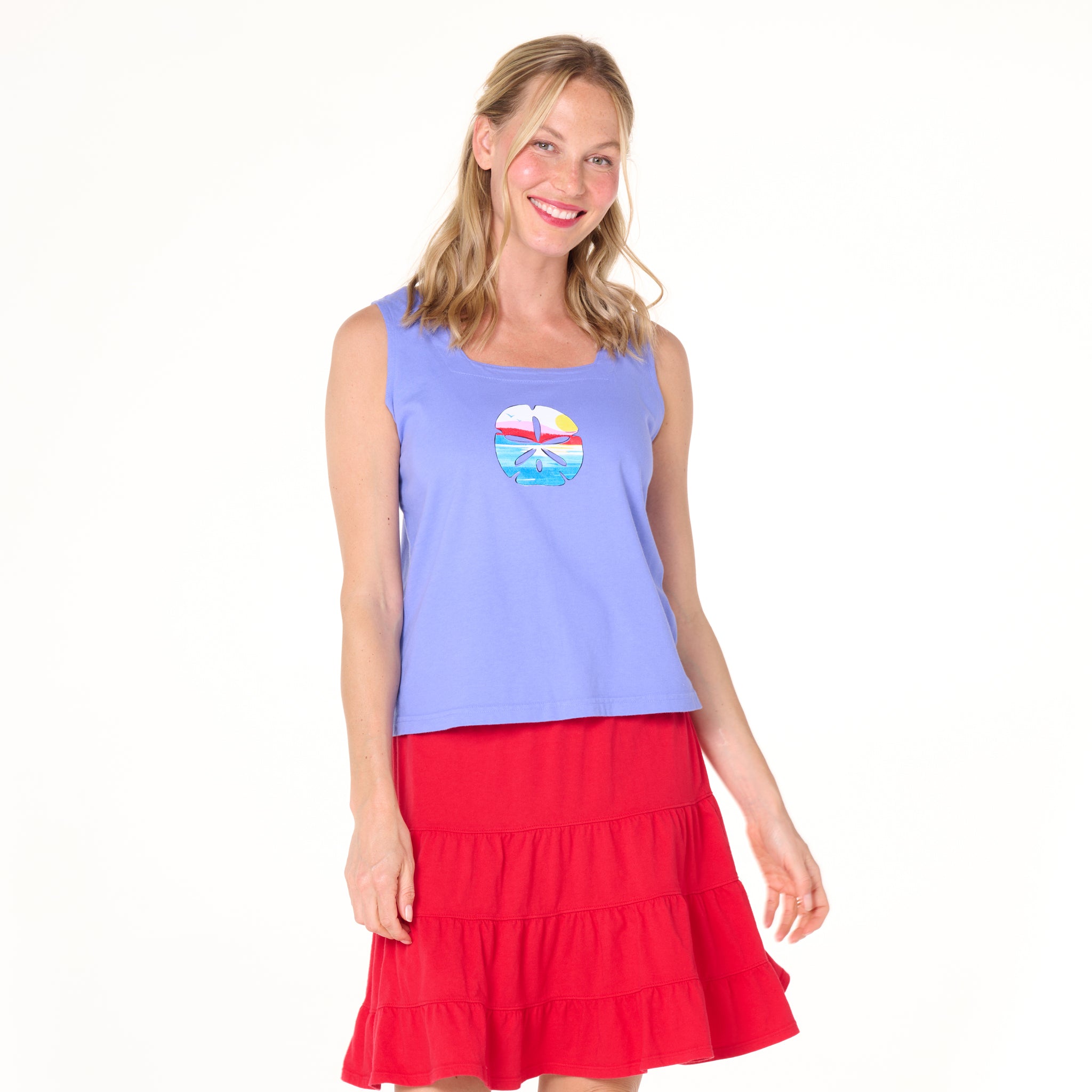Freedom Sand Dollar Boxy Tank