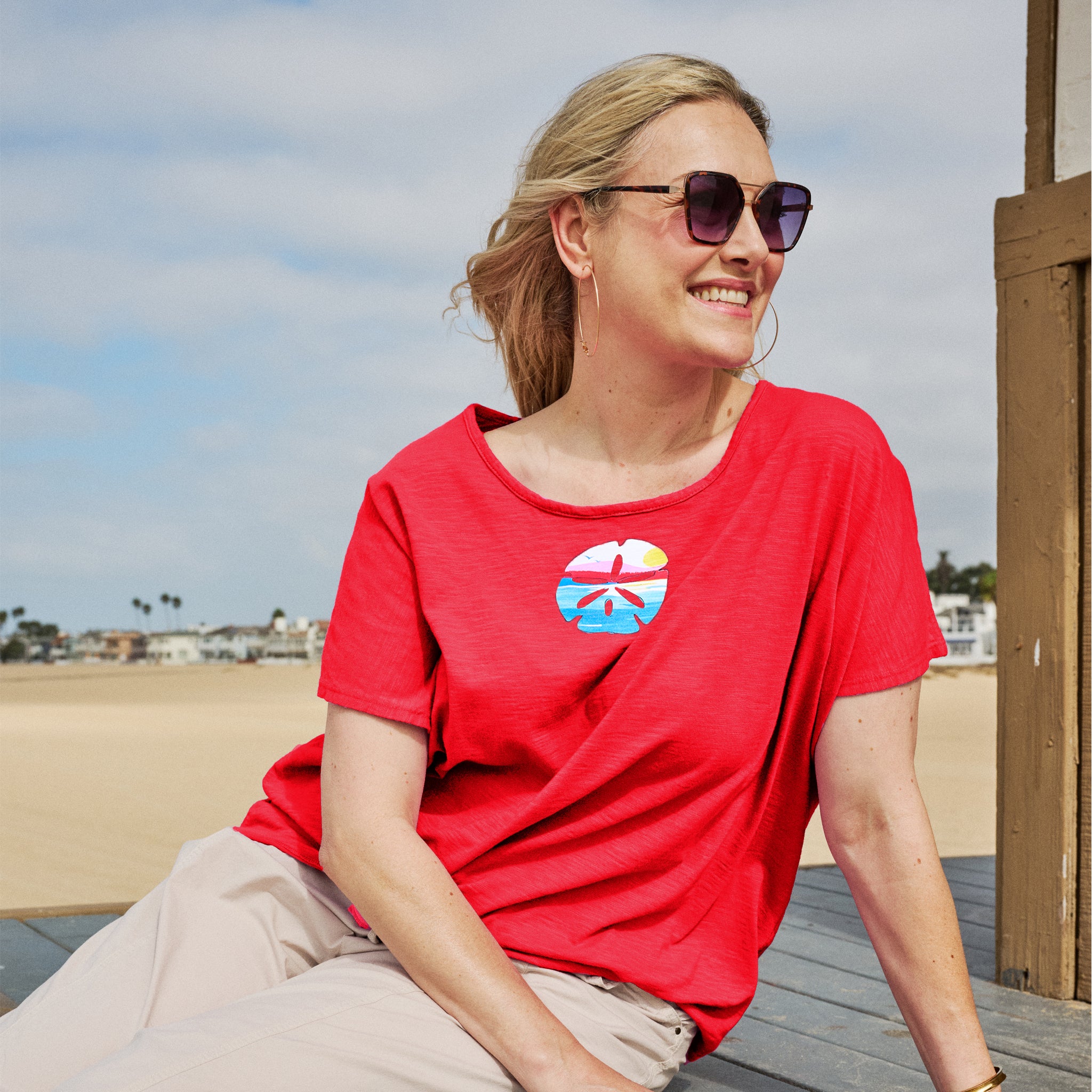 Freedom Sand Dollar Keepsake T | Plus Size