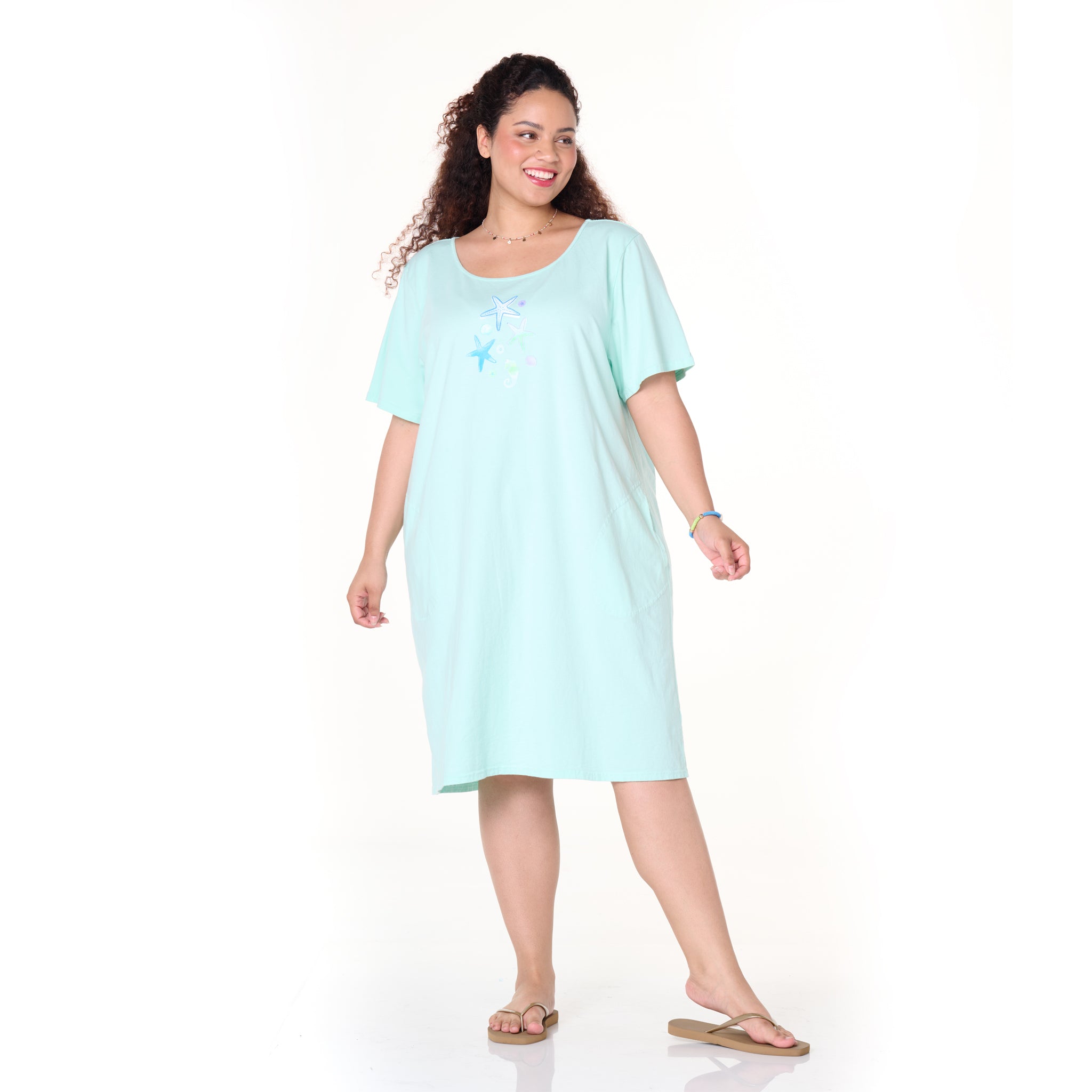 Scattered Shells Sanibel Dress | Plus Size
