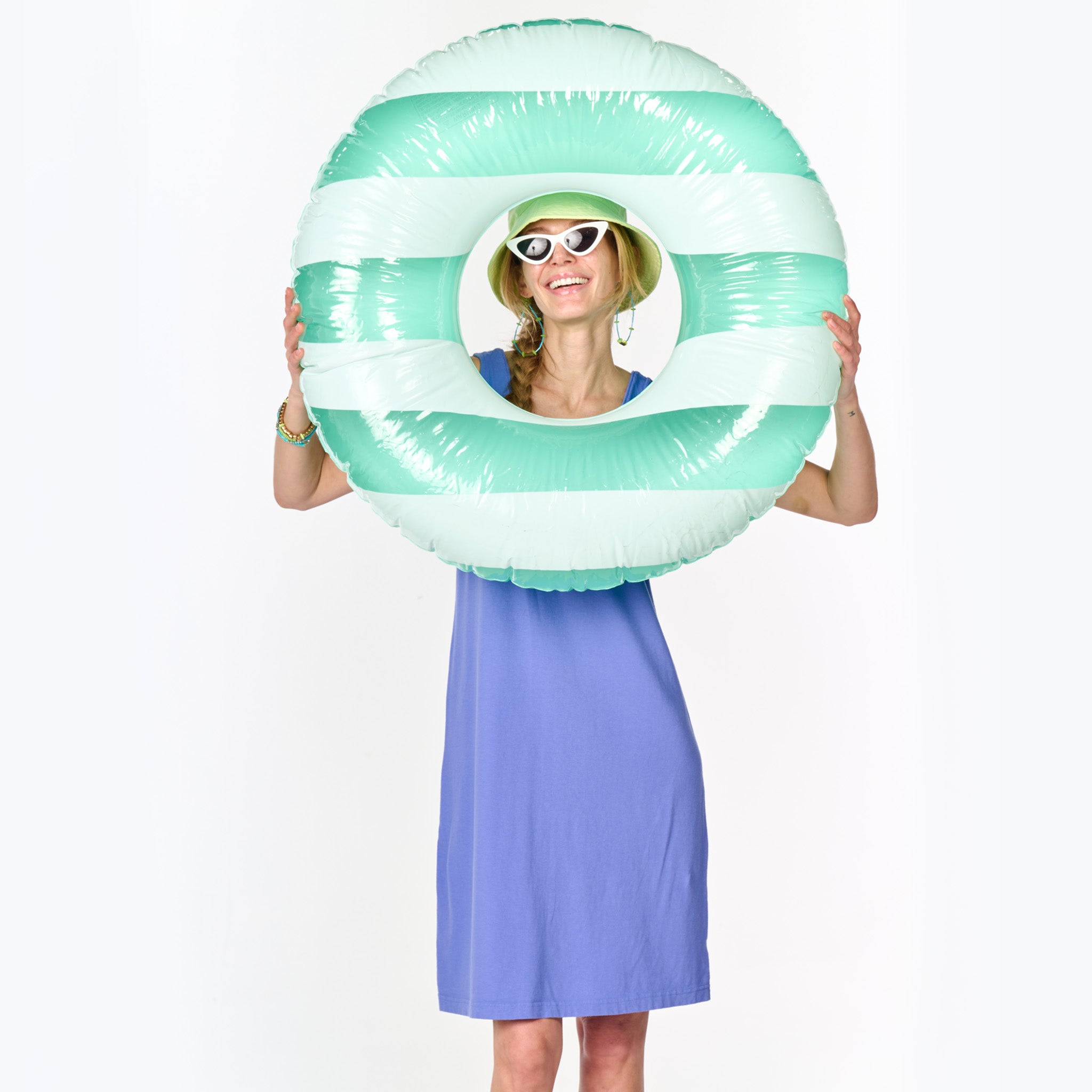 Scattered Shells Square Neck Dress